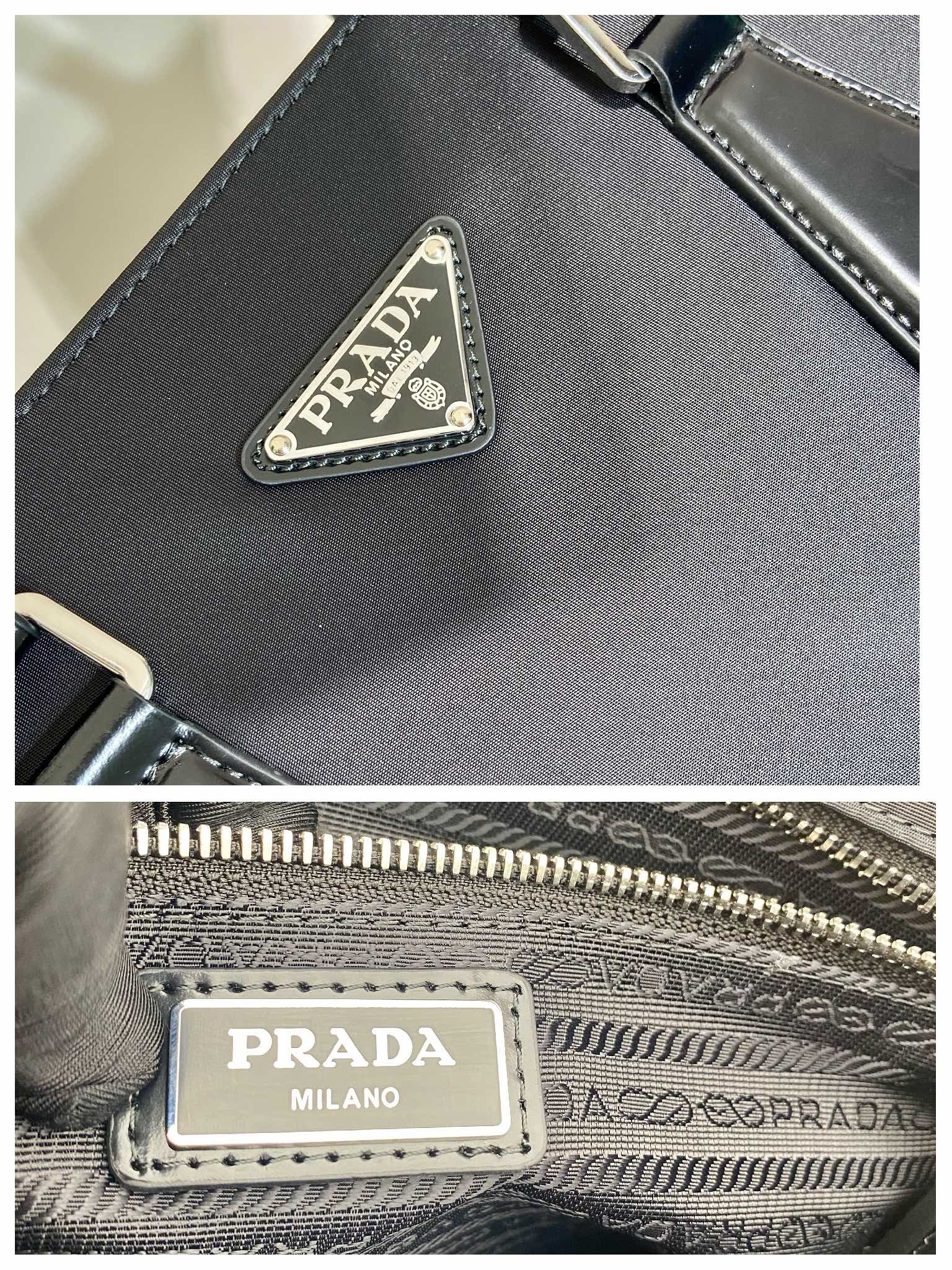 普拉达 PRADA 手提 斜跨 单肩包黑色尼龙 F0-_2VG115_789_F0002_V_OOO
