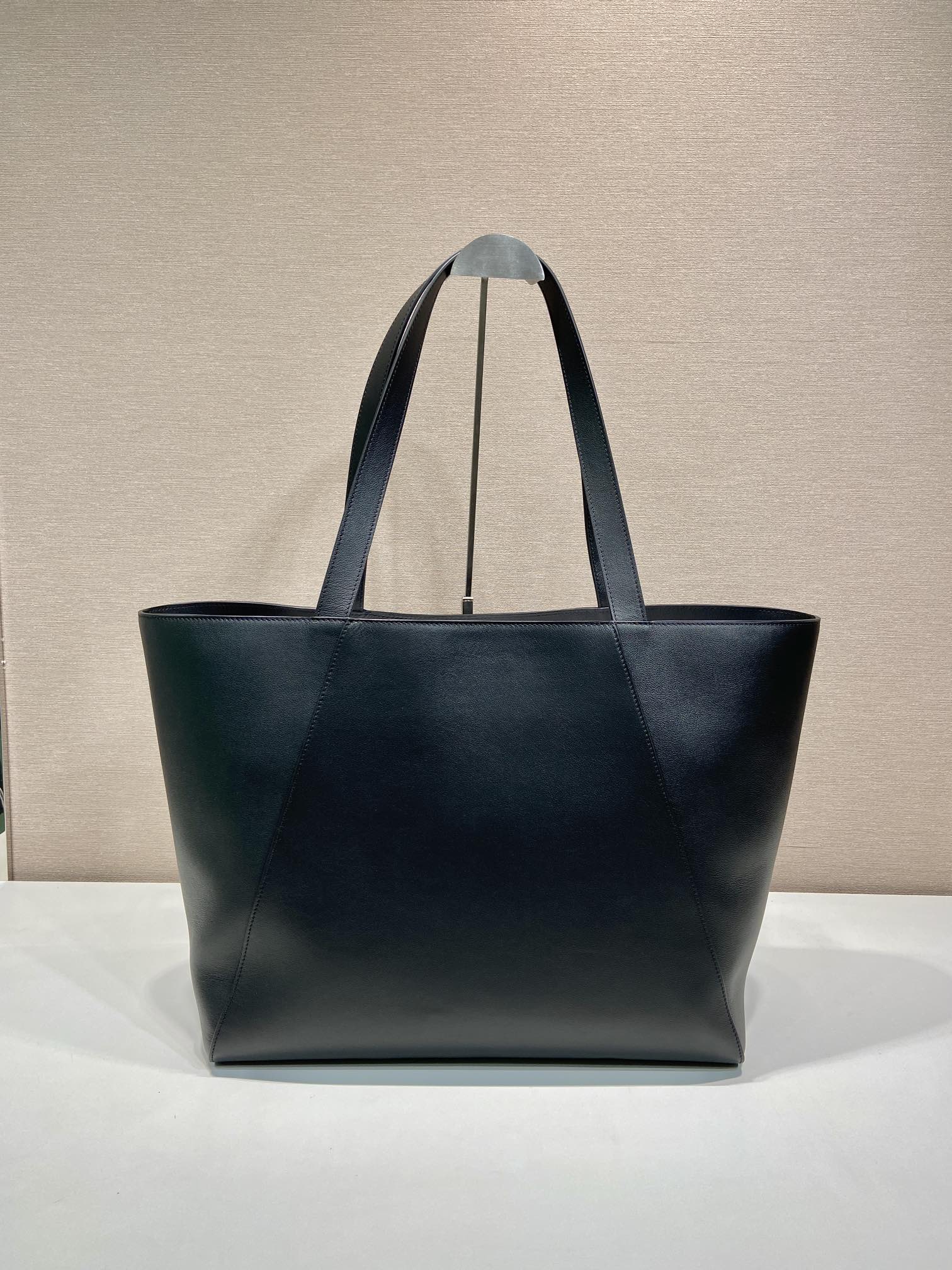40CM 普拉达 PRADA  单肩手提 包 托特 黑色皮 H0-2VG123_2CYS_F0002