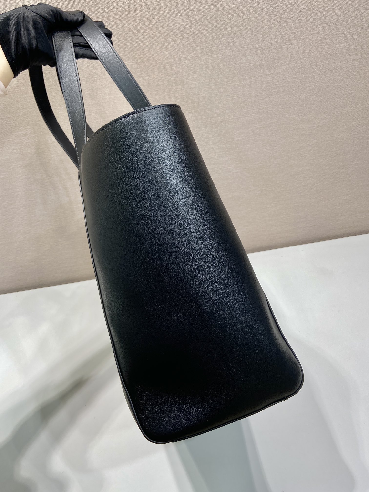 40CM 普拉达 PRADA  单肩手提 包 托特 黑色皮 H0-2VG123_2CYS_F0002
