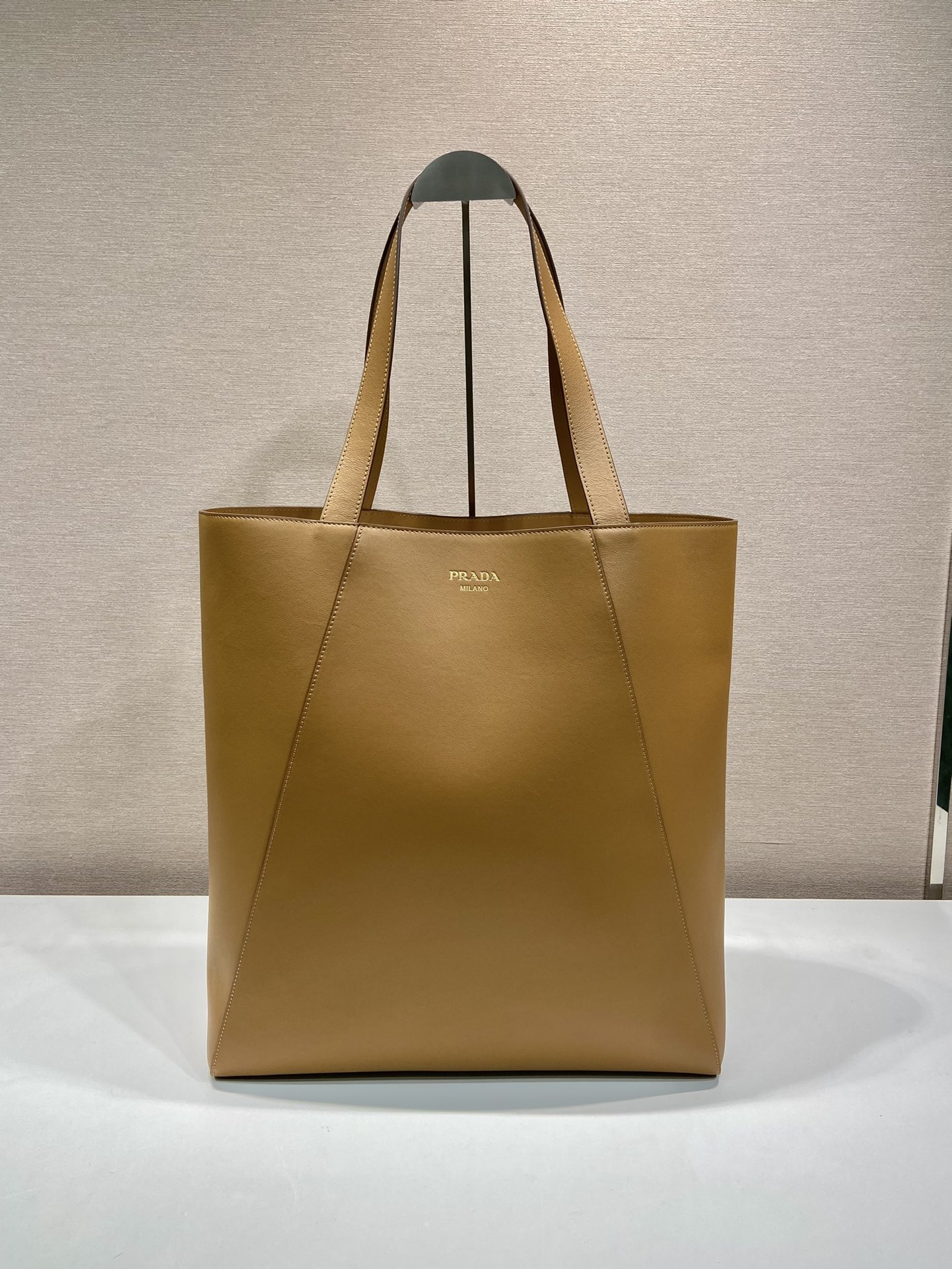 38CM 普拉达 PRADA  单肩手提 包 托特 焦糖色 皮 H0-2VG122_2CYS_F03BH