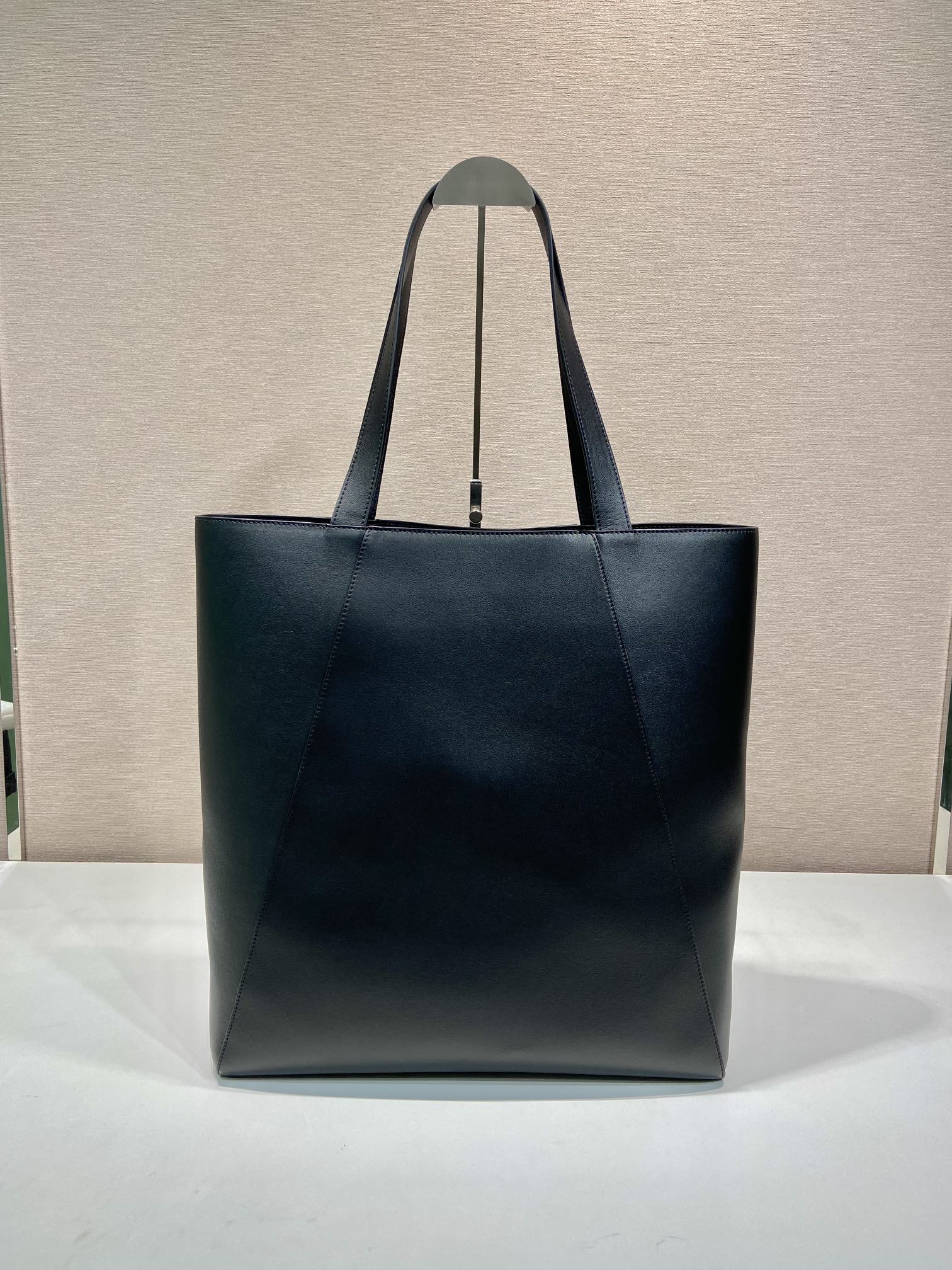 38CM 普拉达 PRADA  单肩手提 包 托特 黑色皮 H0-2VG122_2CYS_F0002