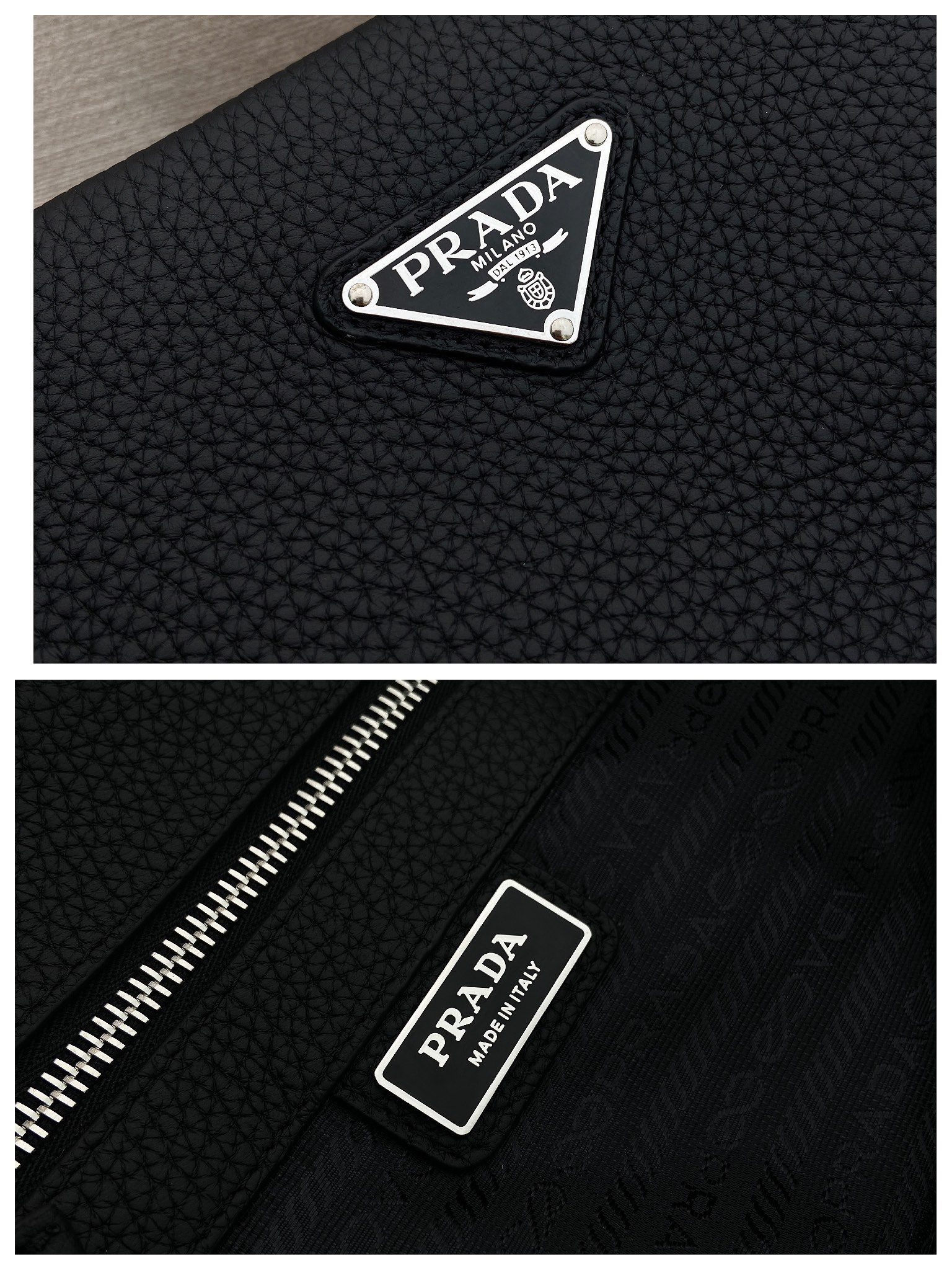 普拉达 PRADA  单肩手提 包 托特  三角logo黑色 皮 H0-2VG130_2BBE_F0002
