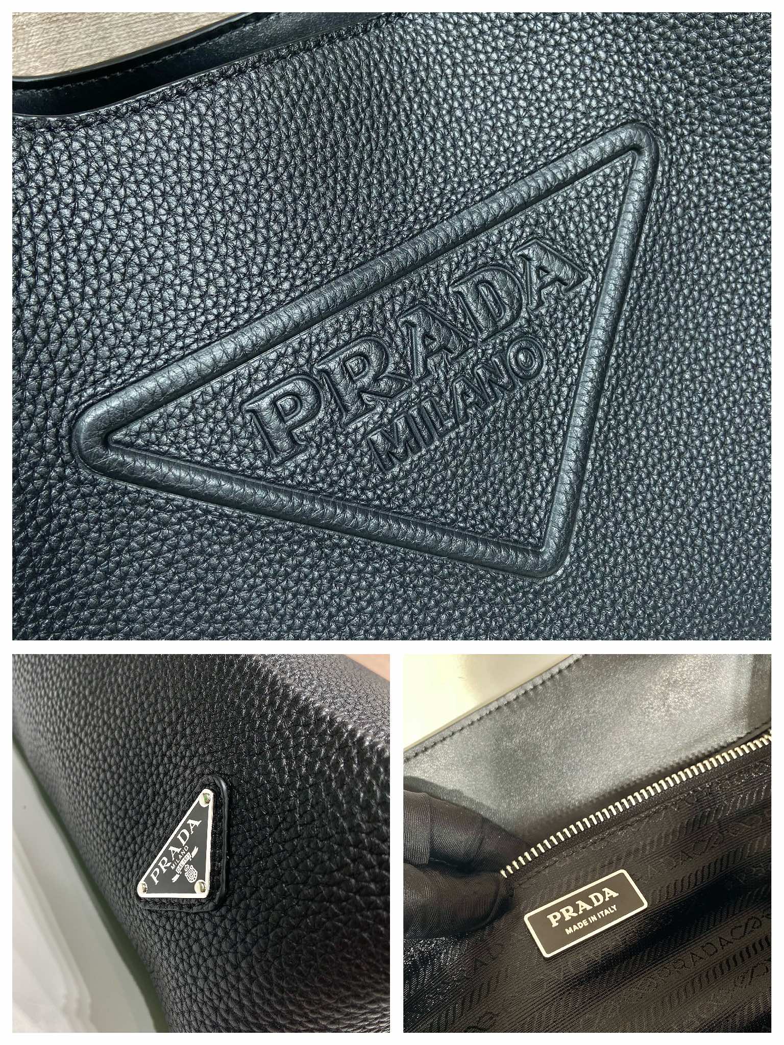 普拉达 PRADA  单肩手提 包 托特  黑色 皮 H0-2VG092_2BBE_F0002_V_OLO