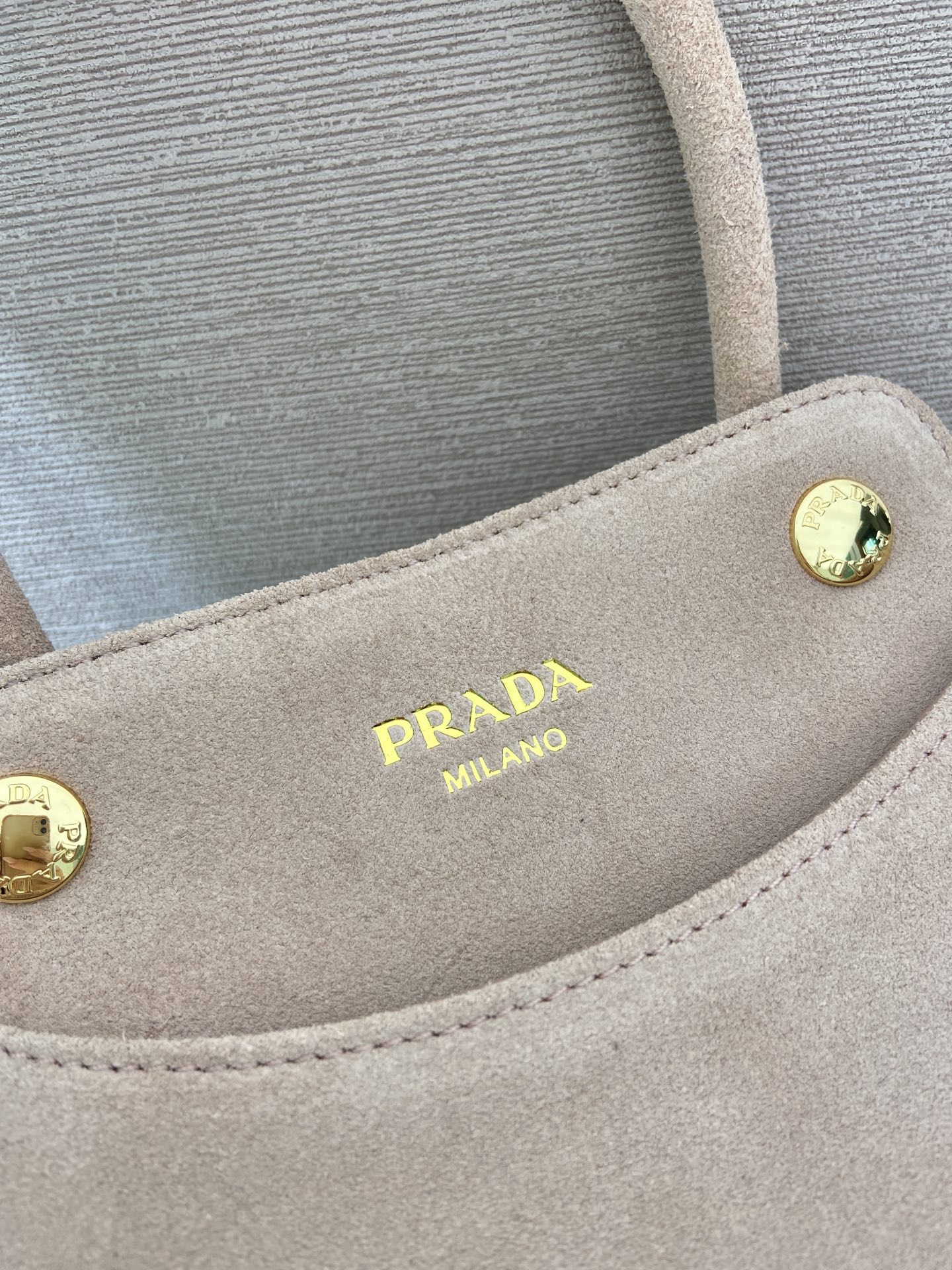 mini 普拉达 PRADA CarryI 斜跨手提 女包 睡莲色 麂皮 H0-1BA496_2C4S_F0NZ2