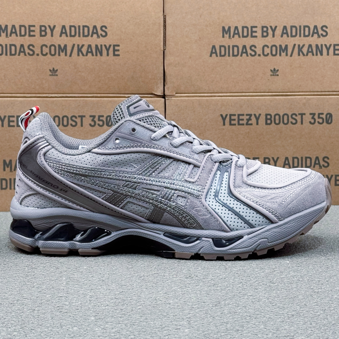 Thom Browne x Asics K14 亚瑟士  低筒 减震 户外 运动鞋 跑步鞋  休闲鞋 板鞋 男女同款 灰色 1203B110-020