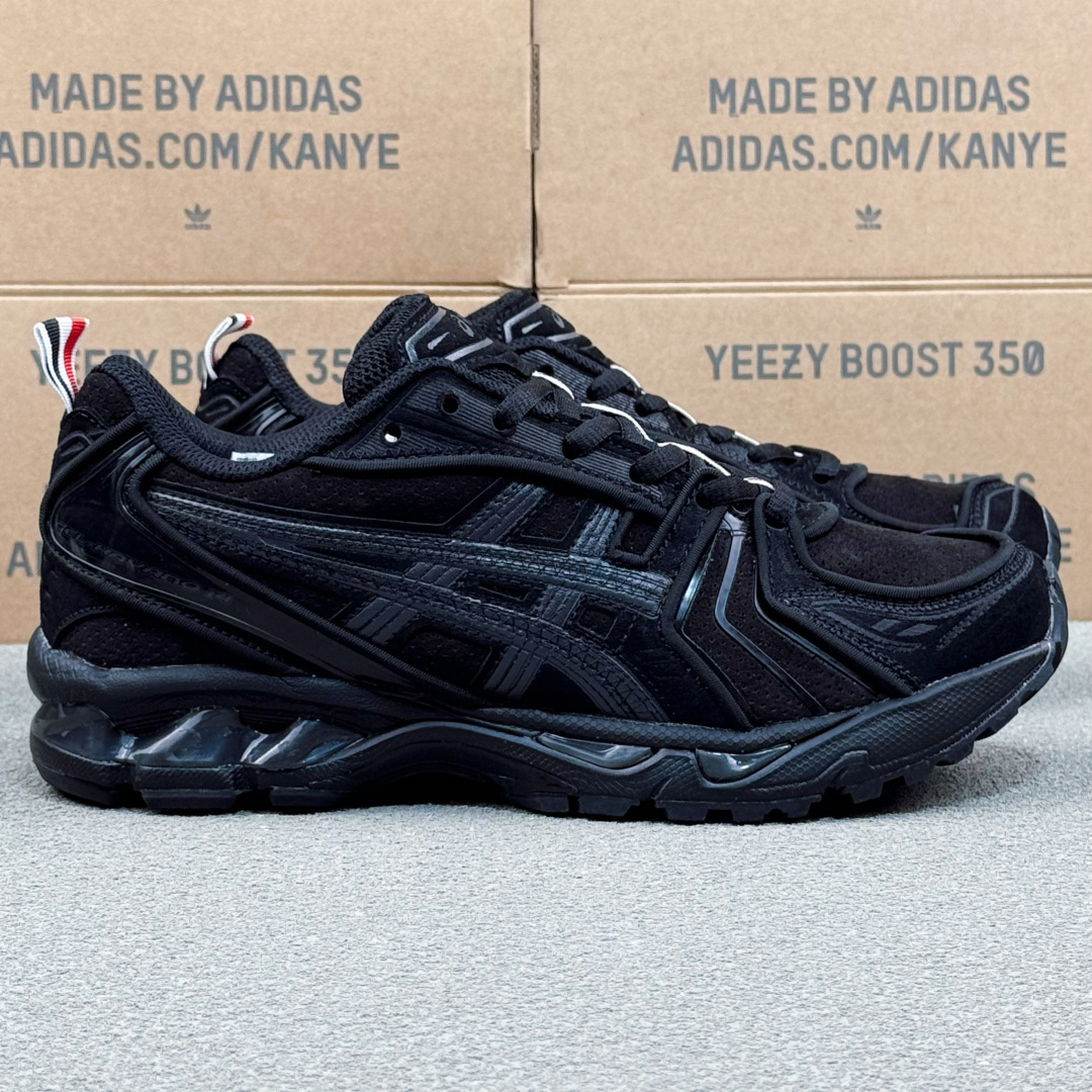 Thom Browne x Asics K14 亚瑟士  低筒 减震 户外 运动鞋 跑步鞋  休闲鞋 板鞋 男女同款 黑色 1203B110-001