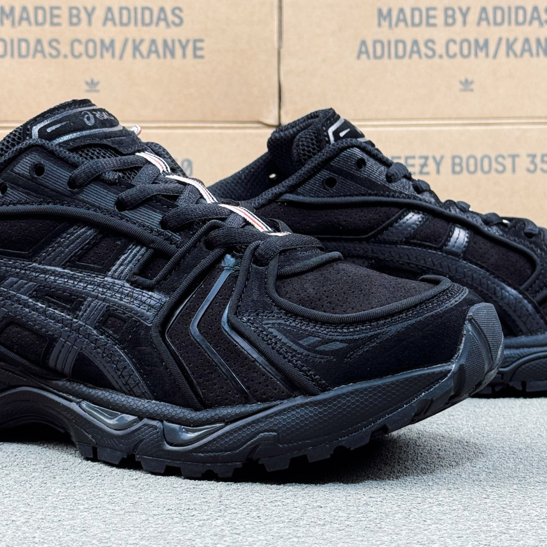 Thom Browne x Asics K14 亚瑟士  低筒 减震 户外 运动鞋 跑步鞋  休闲鞋 板鞋 男女同款 黑色 1203B110-001