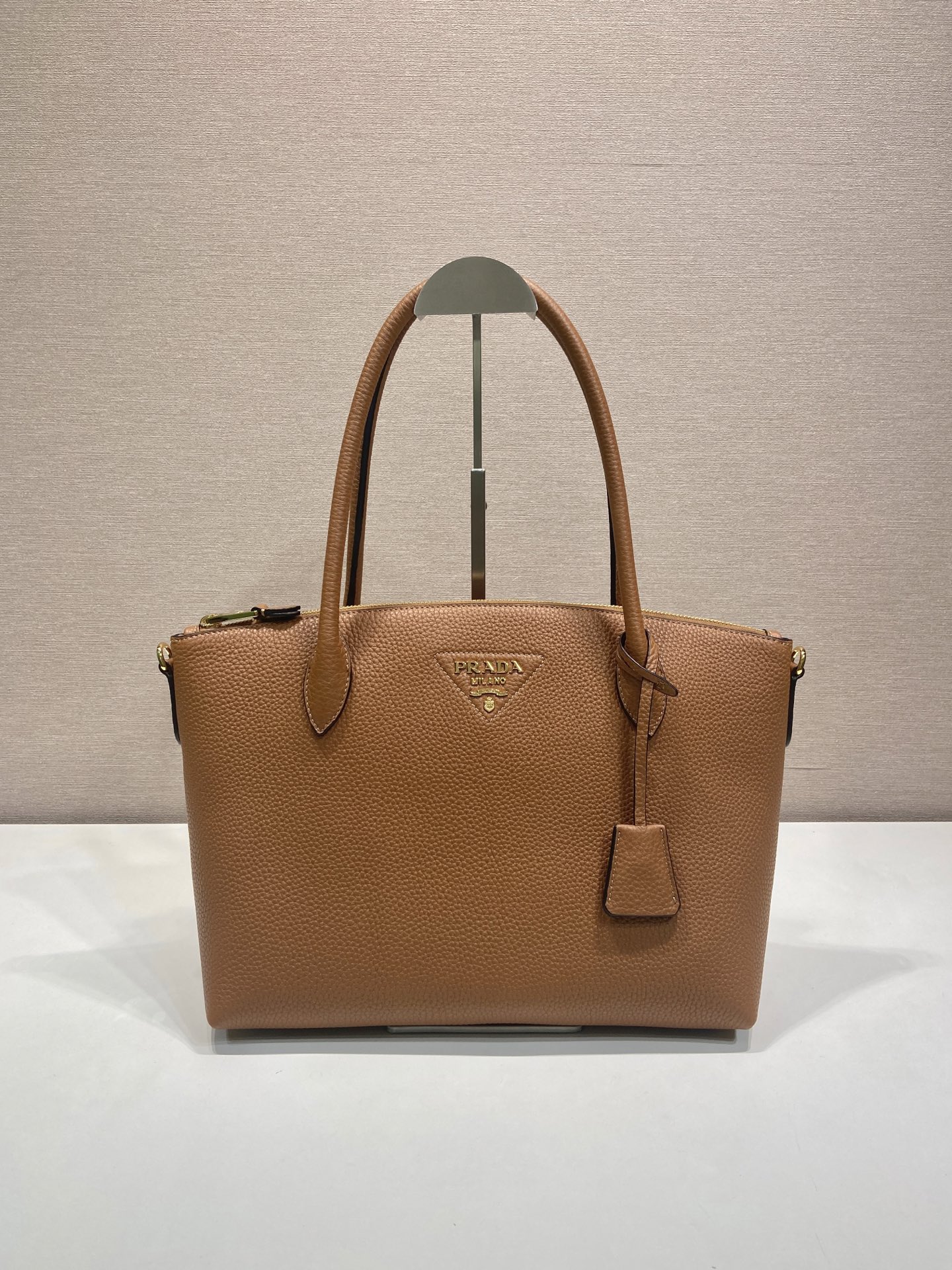 普拉达 PRADA  托特手提 焦糖色 皮质 H0-1BG627_2DKV_F03CW_V_ONM