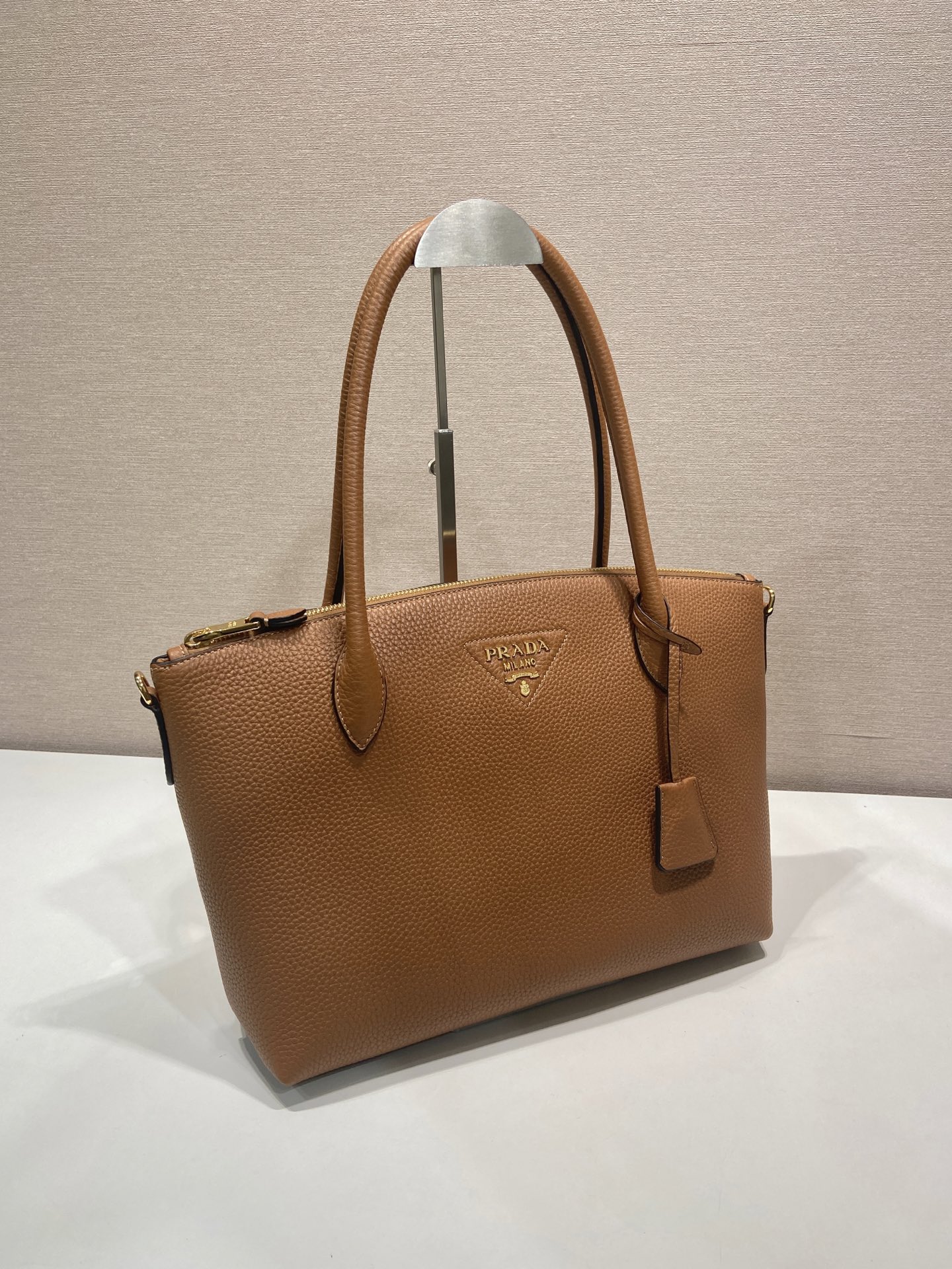 普拉达 PRADA  托特手提 焦糖色 皮质 H0-1BG627_2DKV_F03CW_V_ONM