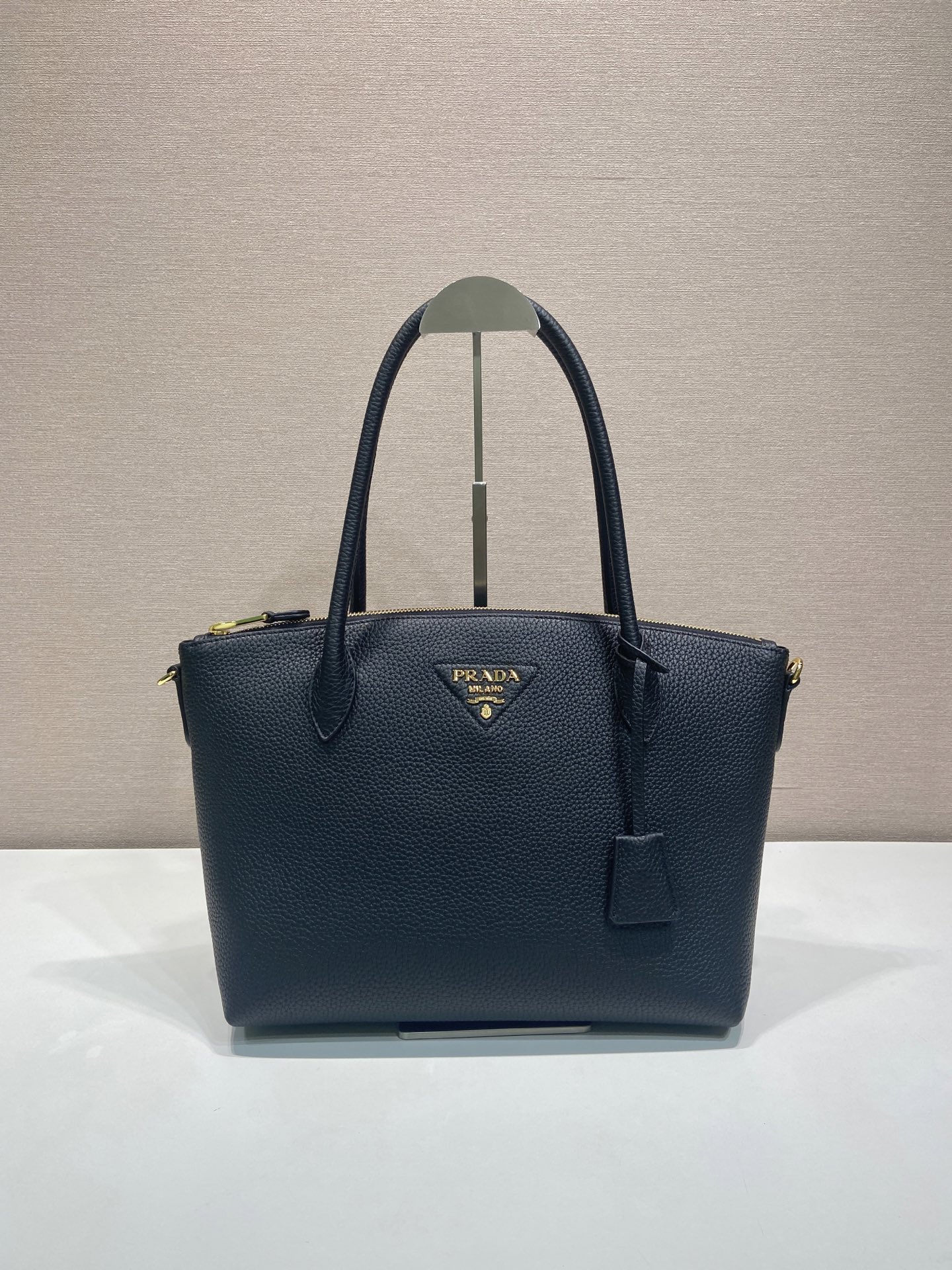 普拉达 PRADA  托特手提 黑色 皮质 1BG627_2DKV_F0632_V_ONM