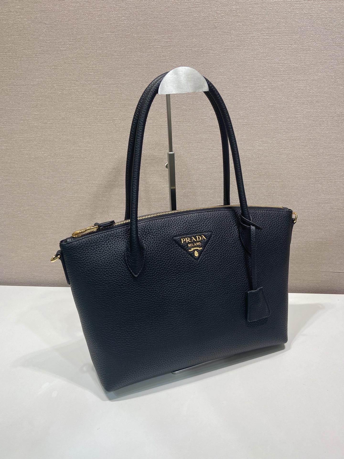 普拉达 PRADA  托特手提 黑色 皮质 1BG627_2DKV_F0632_V_ONM