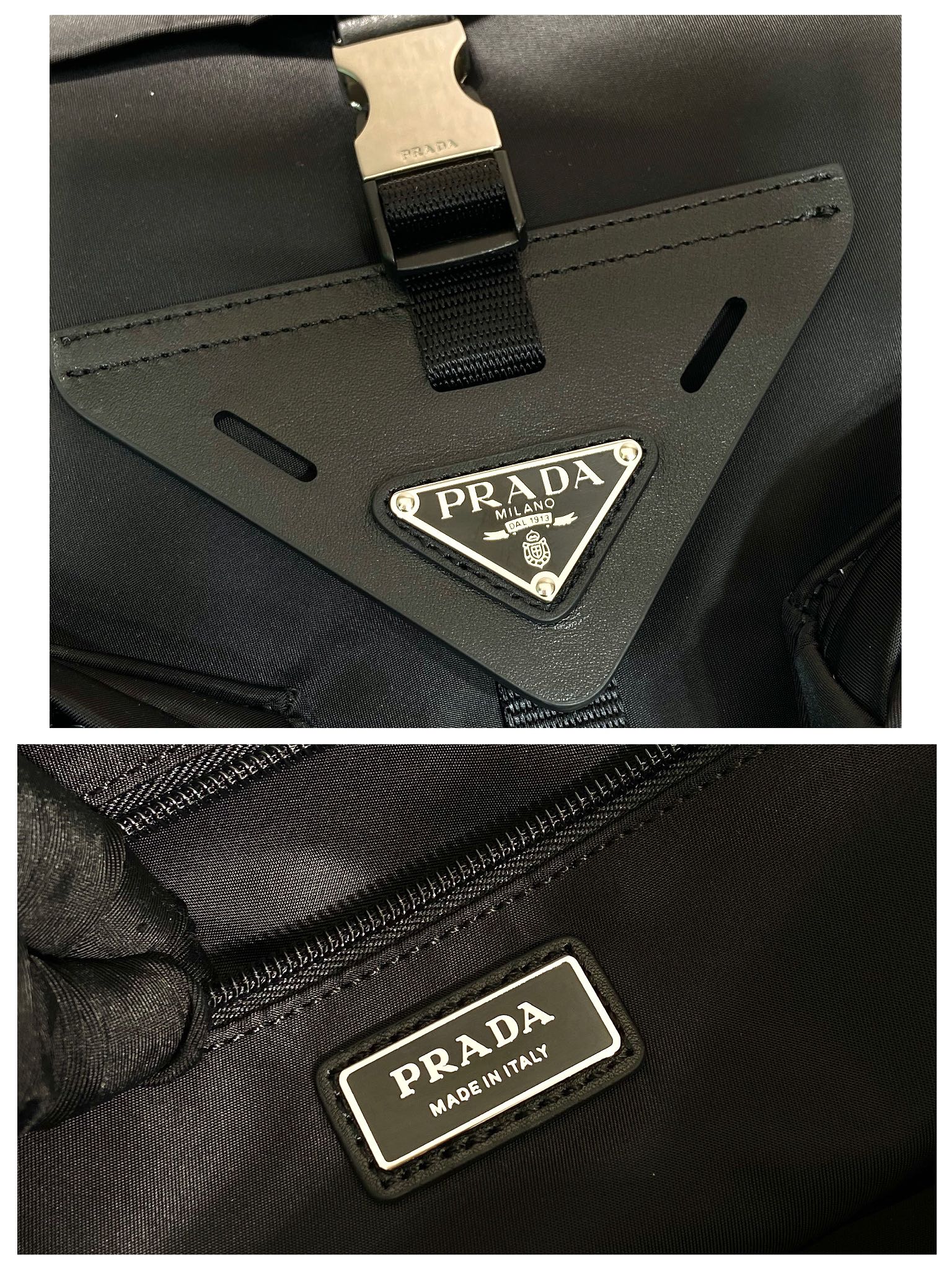 普拉达 PRADA Re-Nylon 手提旅行包 黑色 尼龙 H0-2VC040_2DW3_F0002