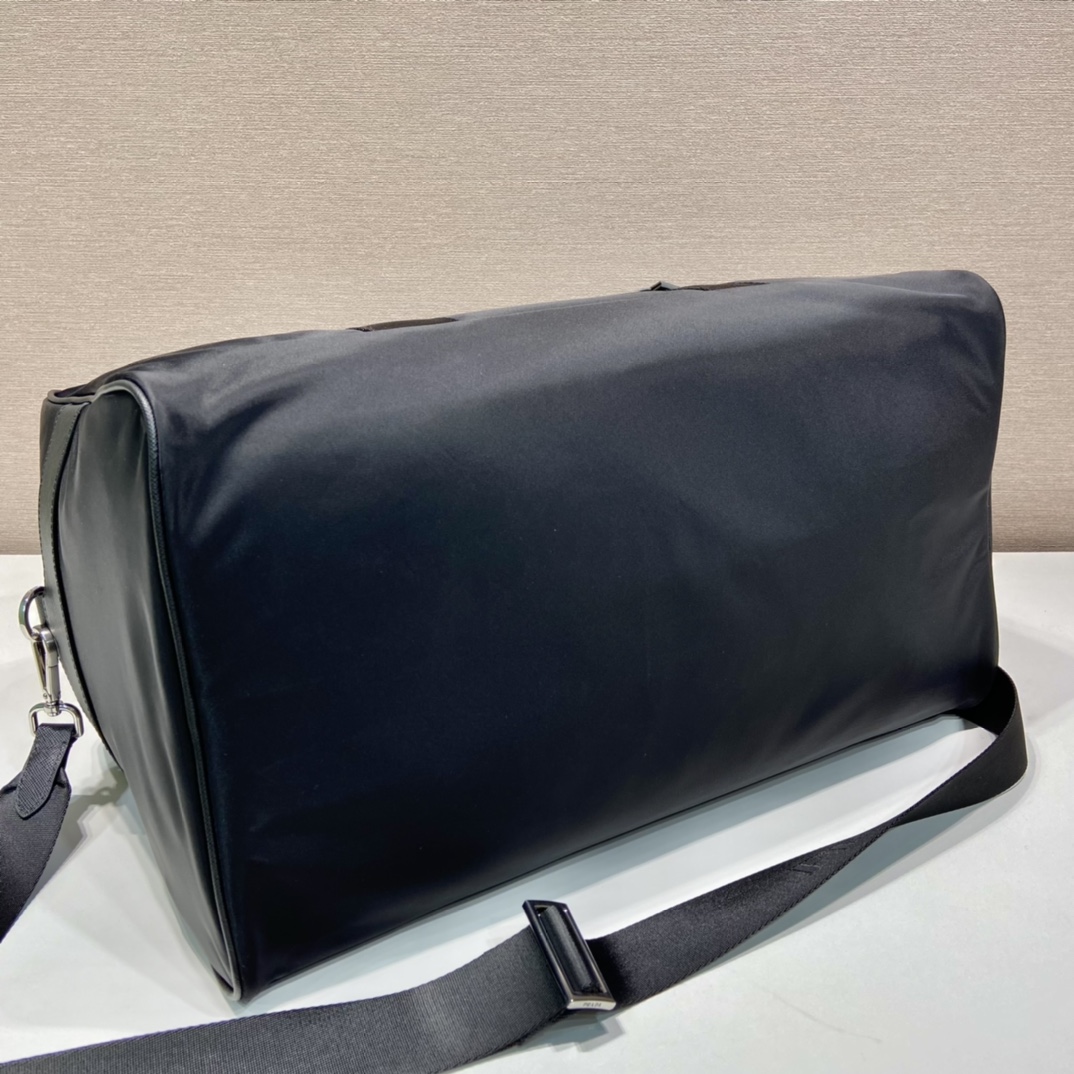 普拉达 PRADA Re-Nylon 手提旅行包 灰色 荔枝皮质  H0-2VC042_2DMH_F0002_VOOO