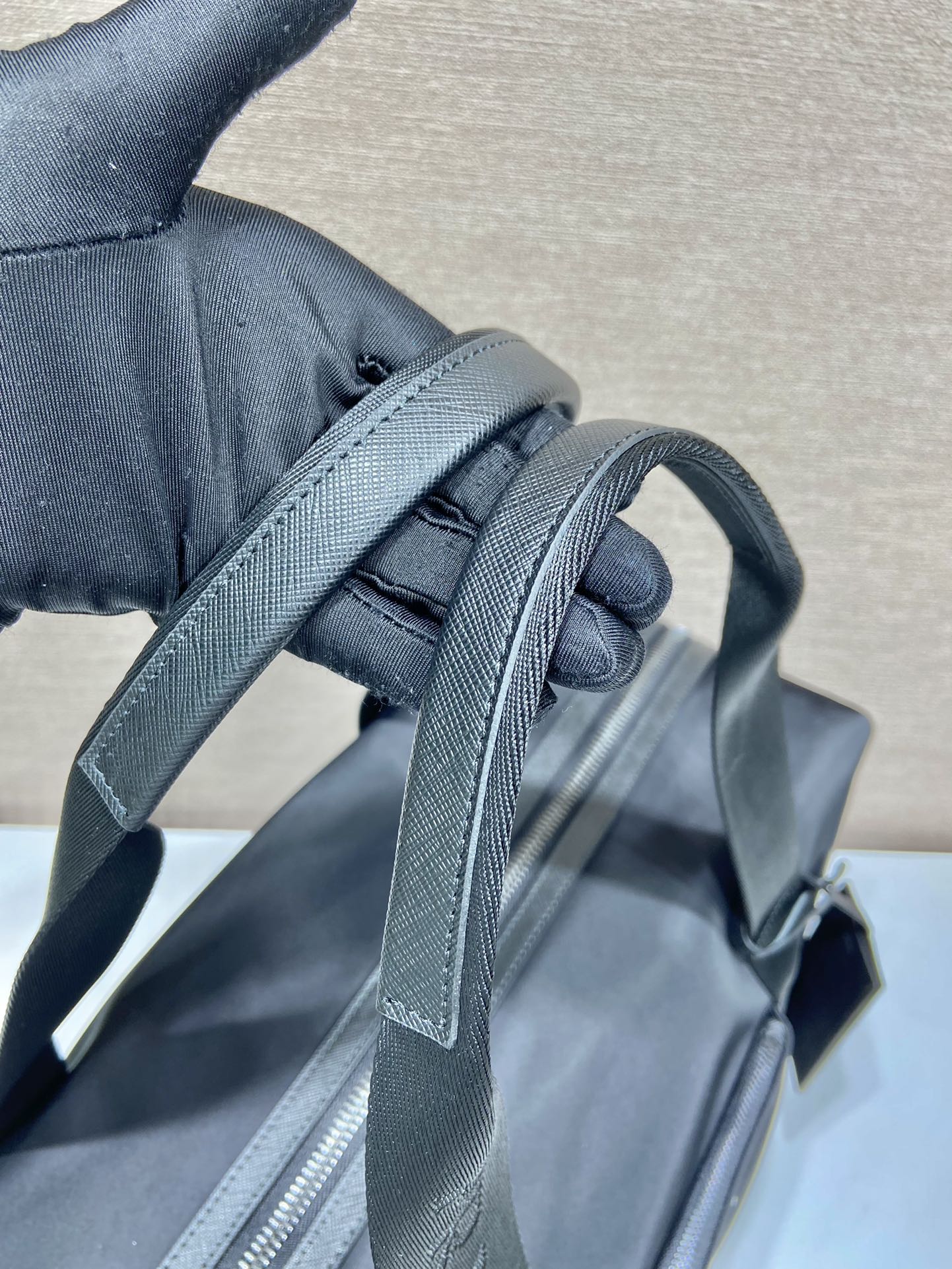 普拉达 PRADA Re-Nylon 手提旅行包 黑色 尼龙  H0-2VC796-2DMH-F0002-V-OOO