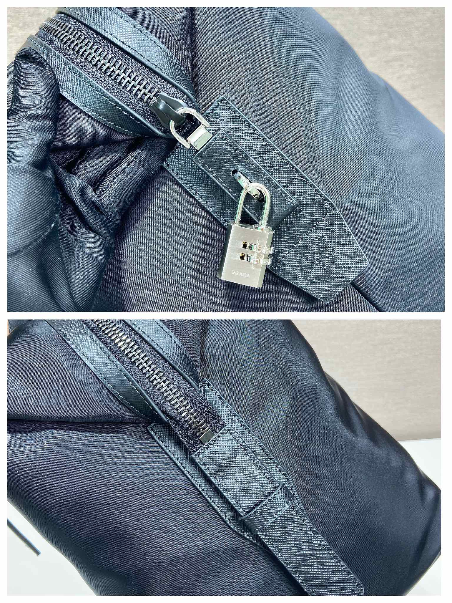 普拉达 PRADA Re-Nylon 手提旅行包 黑色 尼龙  H0-2VC796-2DMH-F0002-V-OOO
