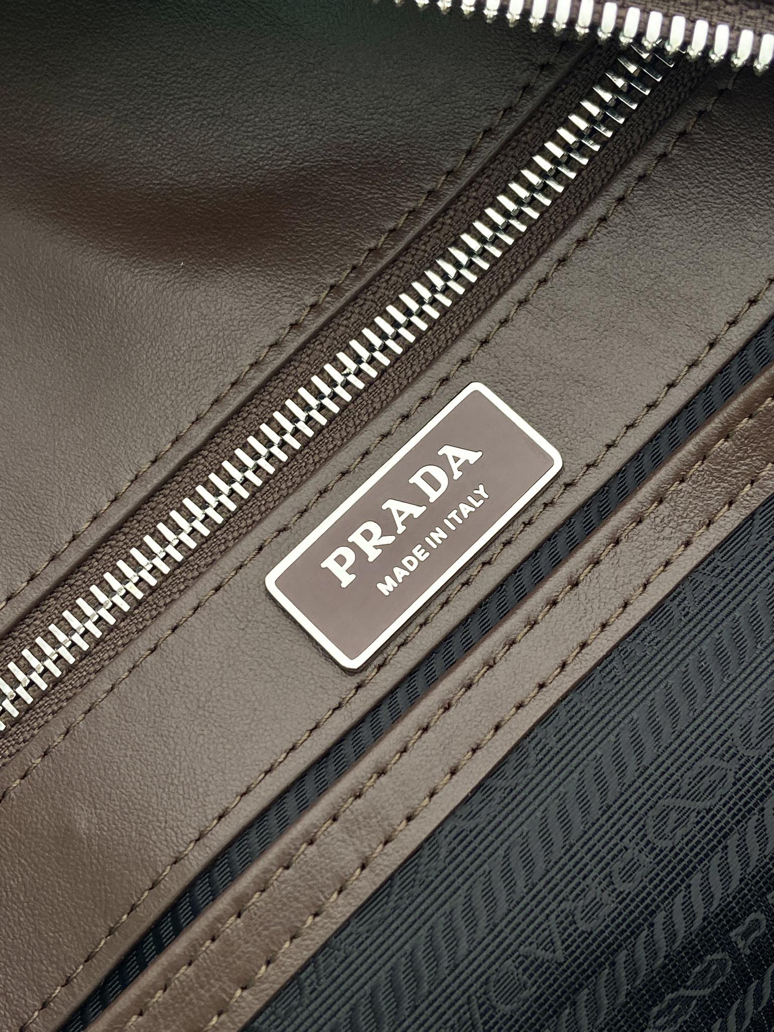 普拉达 PRADA  双肩包 荔枝皮质 褐红色 J0-2VZ102_2BBE_F0038_V_DOO