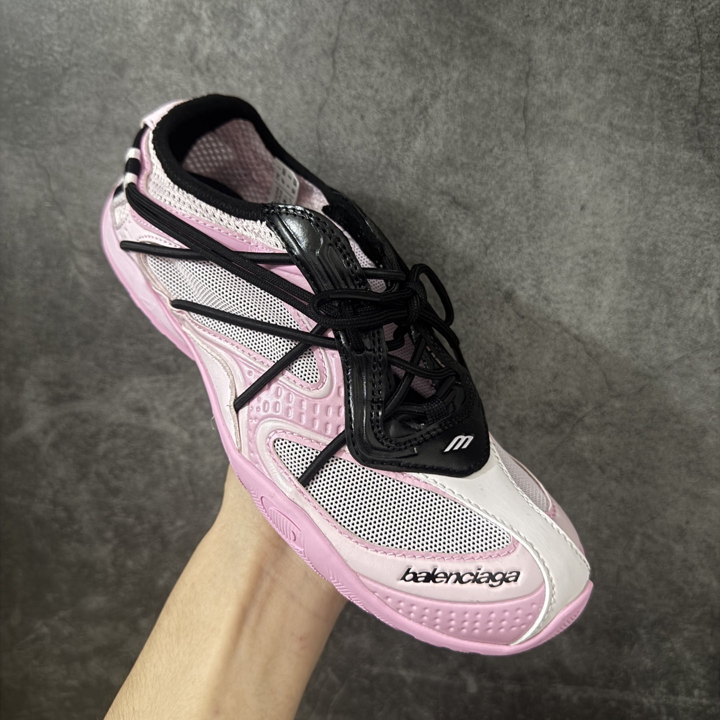 Balenciaga  巴黎世家 Radar 25代 圆头 系带 做旧效果  平底生活休闲鞋 粉色女款 C0-865868WSTBL5010