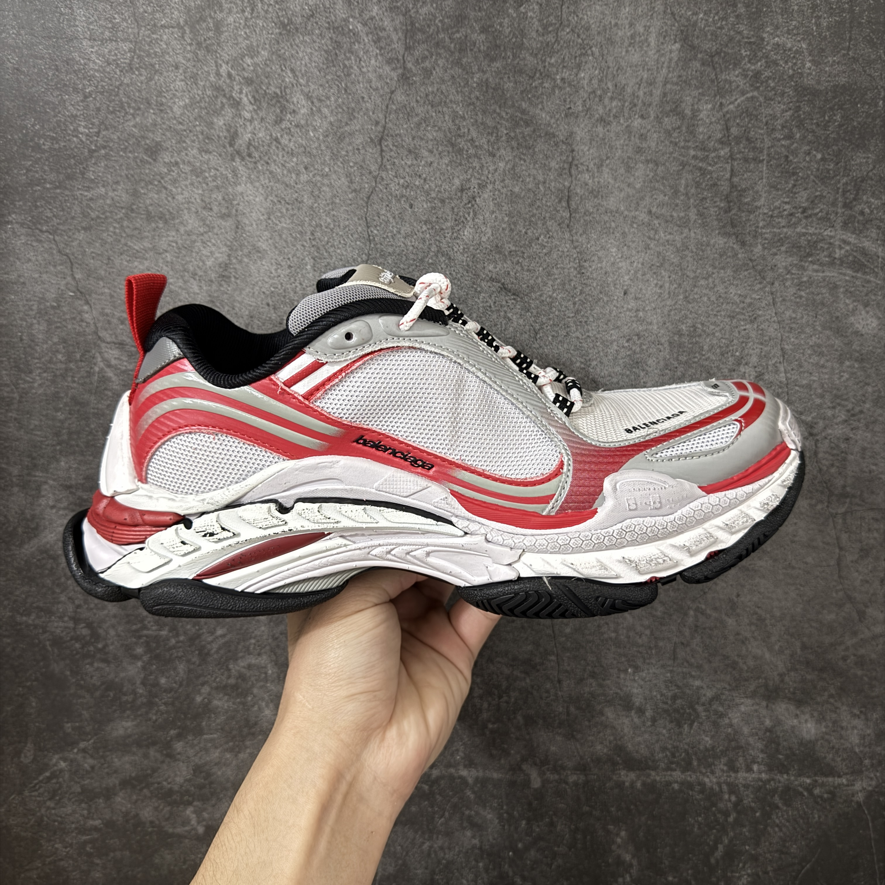 Balenciaga Triple S2 24代 厚底老爹 休闲鞋 红色 C0-865849WTRS21169