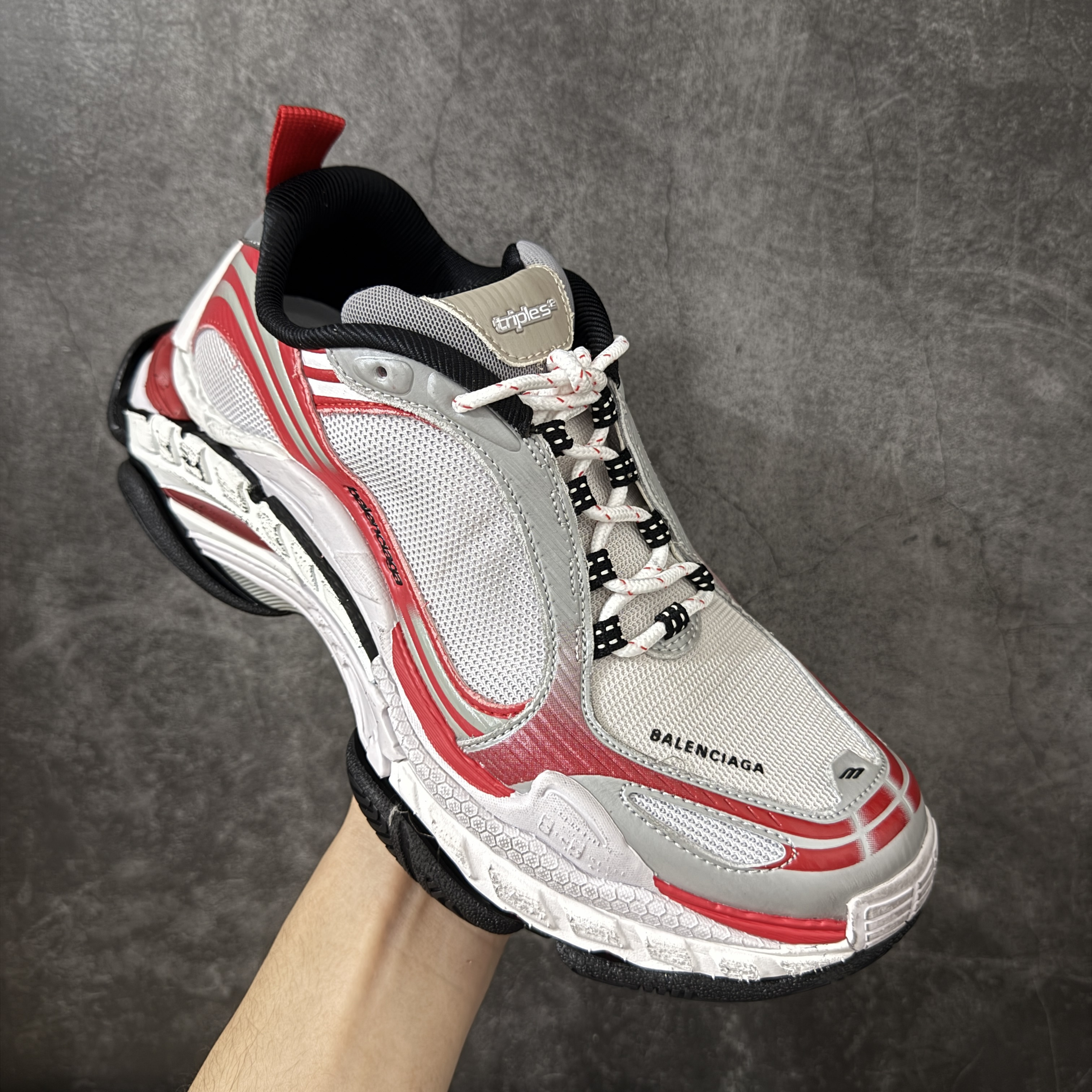 Balenciaga Triple S2 24代 厚底老爹 休闲鞋 红色 C0-865849WTRS21169