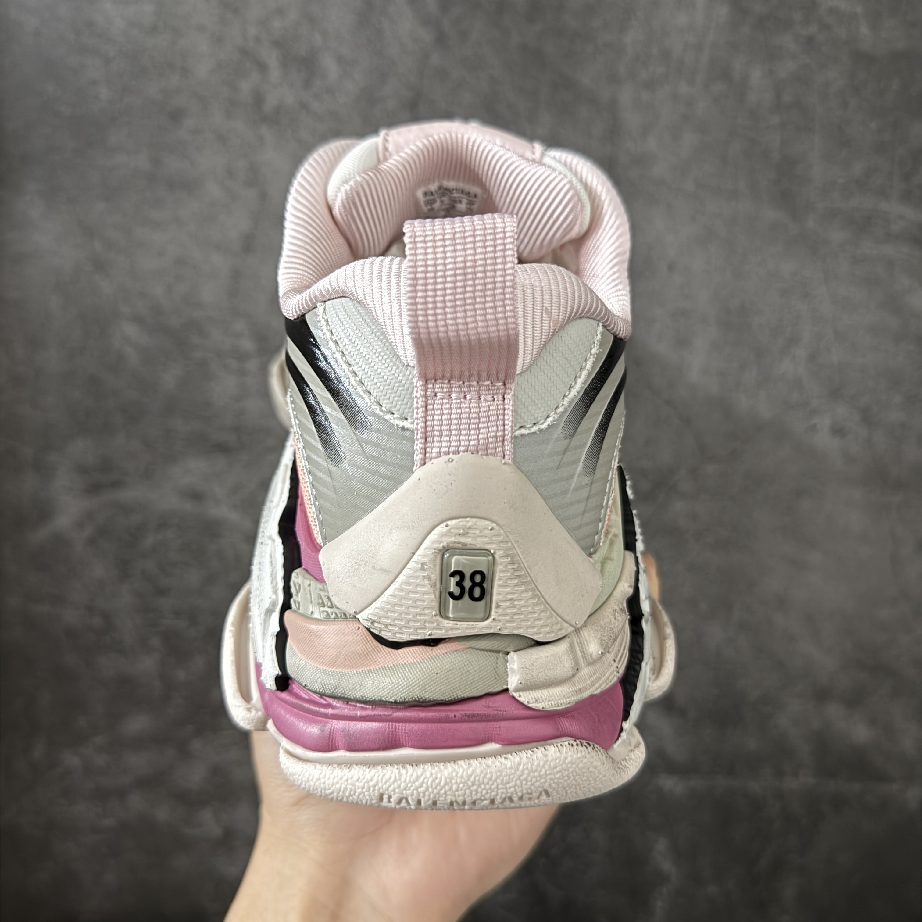 Balenciaga Triple S2 24代 厚底老爹 休闲鞋 粉紫色 C0-865851WTR2G6800