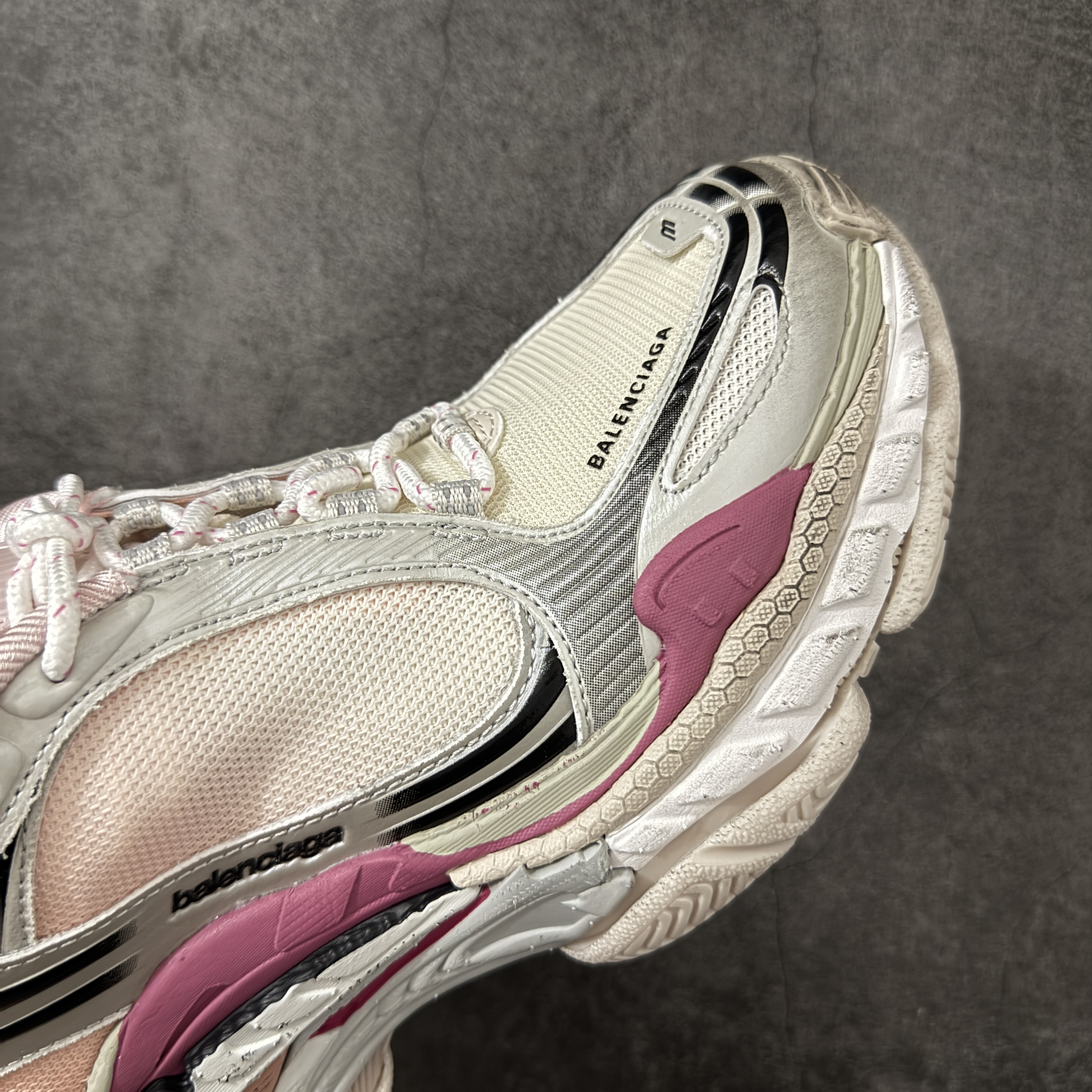 Balenciaga Triple S2 24代 厚底老爹 休闲鞋 粉紫色 C0-865851WTR2G6800