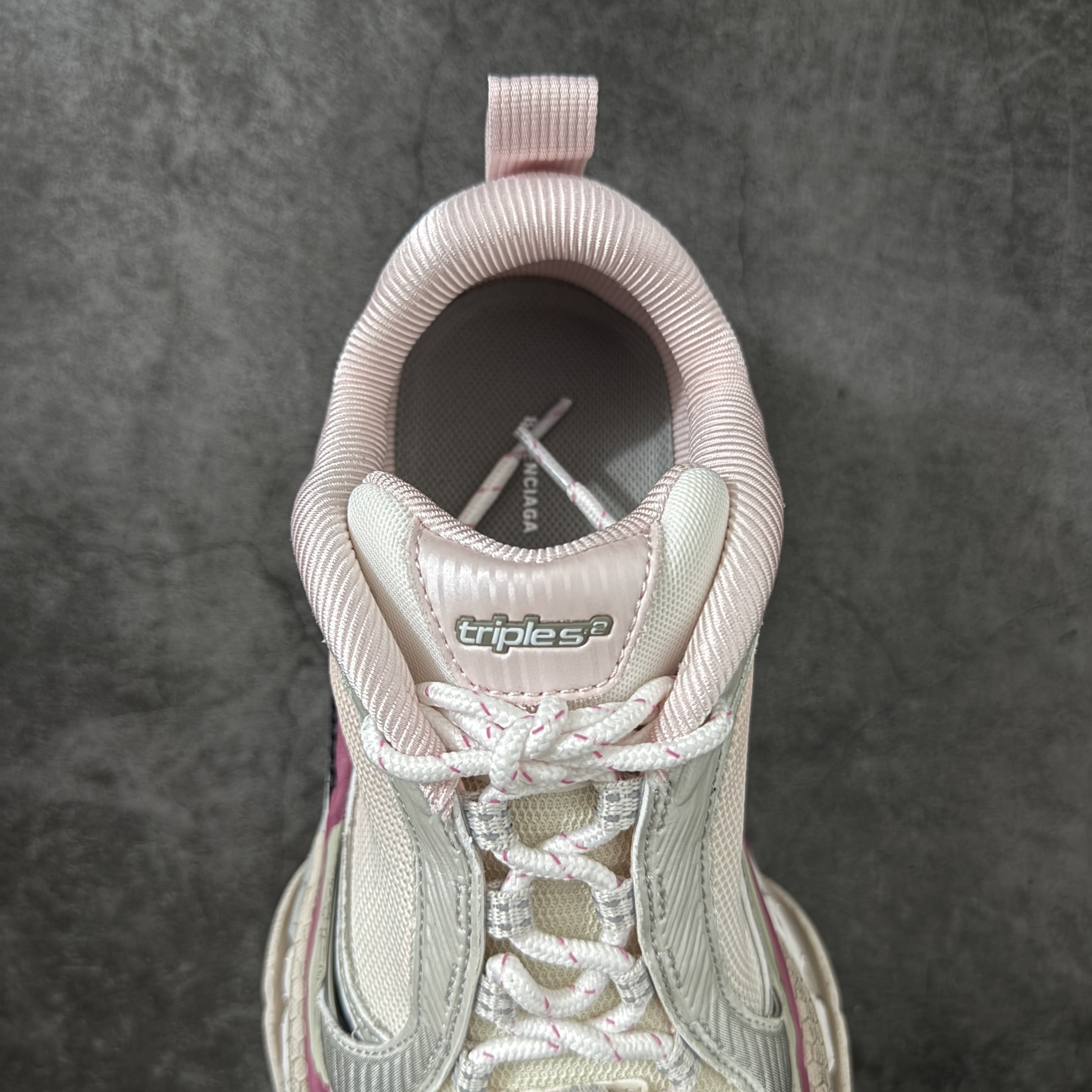 Balenciaga Triple S2 24代 厚底老爹 休闲鞋 粉紫色 C0-865851WTR2G6800