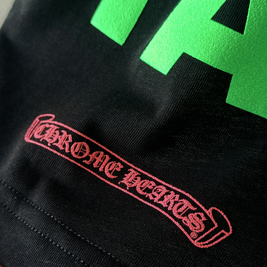 Chrome Hearts 克罗心 CH  印花  荧光 绿马蹄   粉十字花  STAFF   黑色