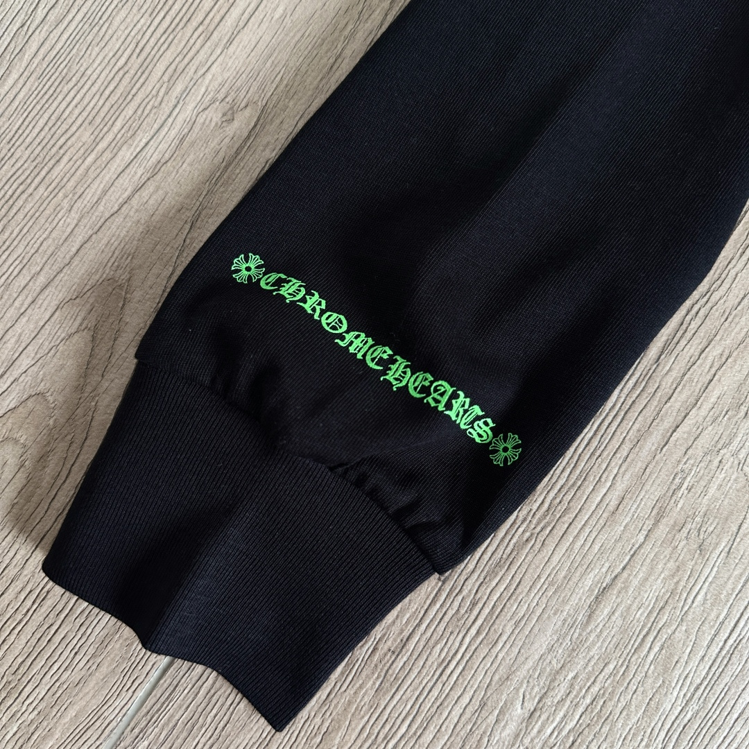 Chrome Hearts 克罗心 CH  印花  荧光 绿马蹄   粉十字花  STAFF   黑色
