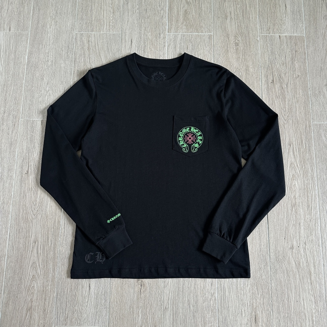 Chrome Hearts 克罗心 CH  印花  荧光 绿马蹄   粉十字花  STAFF   黑色