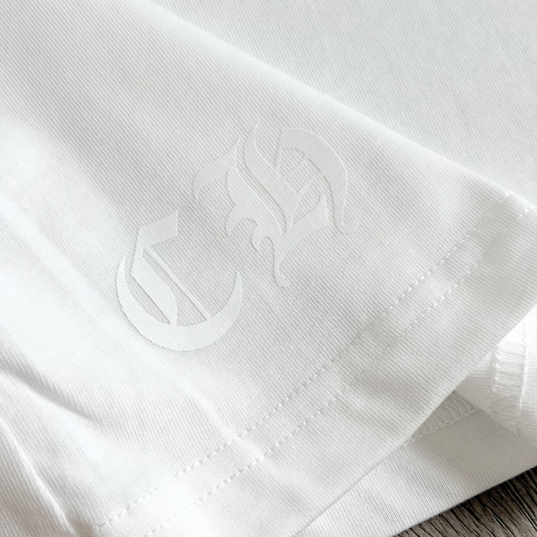 Chrome Hearts CH 克罗心  圆领 短袖 T恤  马蹄 A0  26 荧光黄 