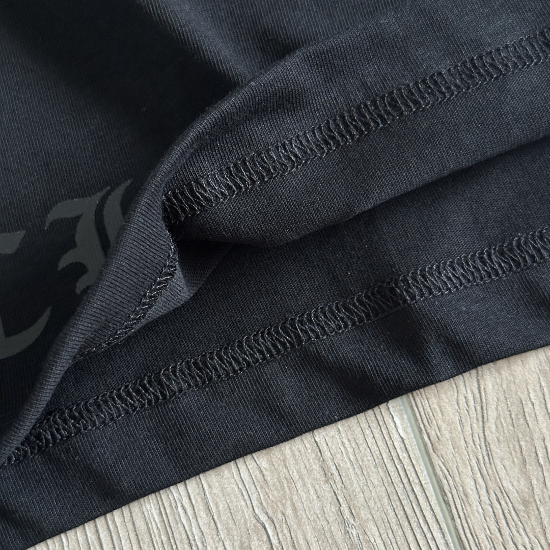 Chrome Hearts CH 克罗心  圆领 短袖 T恤  马蹄 A0  26 荧光黄 