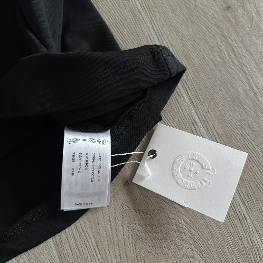 Chrome Hearts CH 克罗心  圆领 短袖 T恤  马蹄 A0  26 荧光黄 