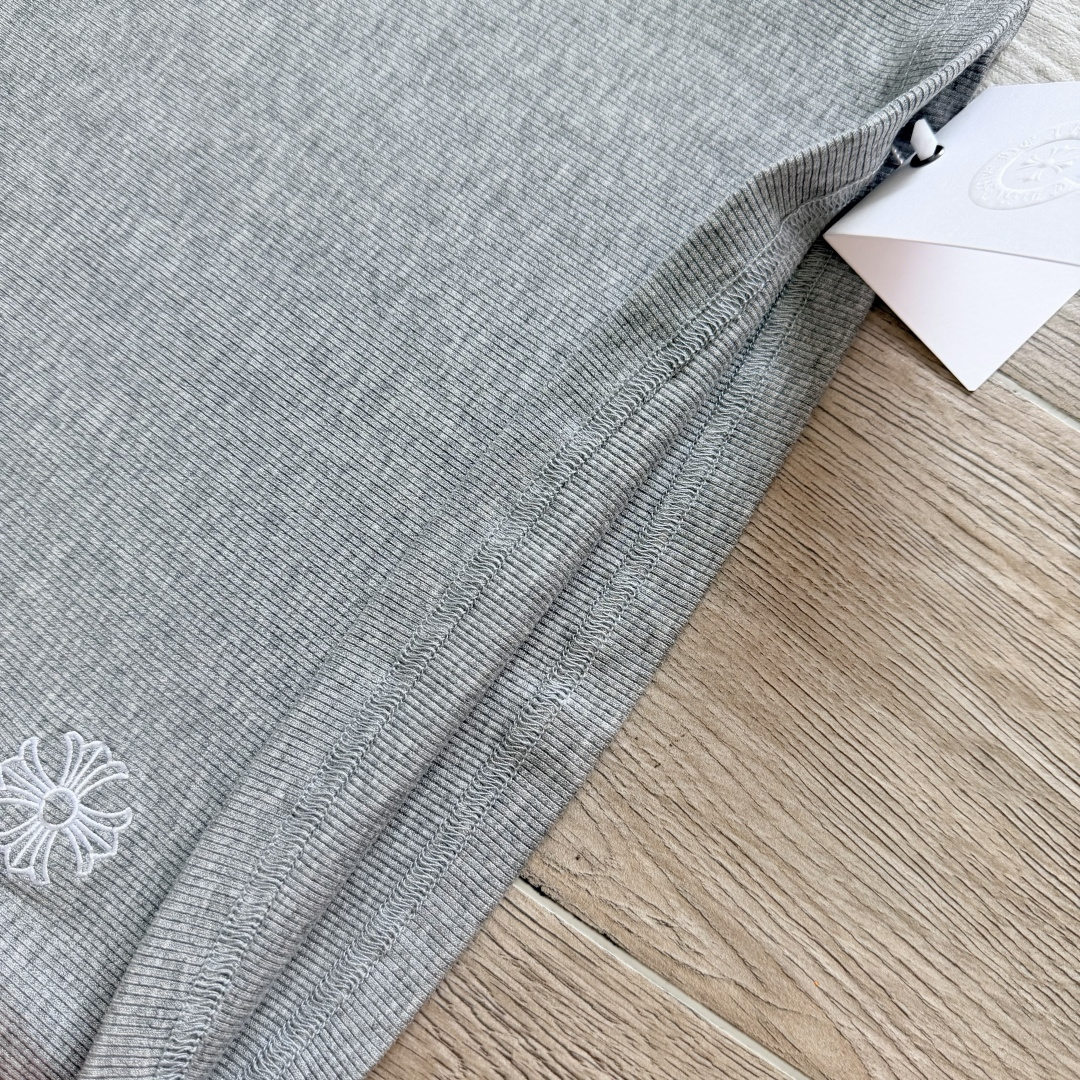 Chrome Hearts CH 克罗心 华夫格 刺绣 修身 吊带 背心 女款 