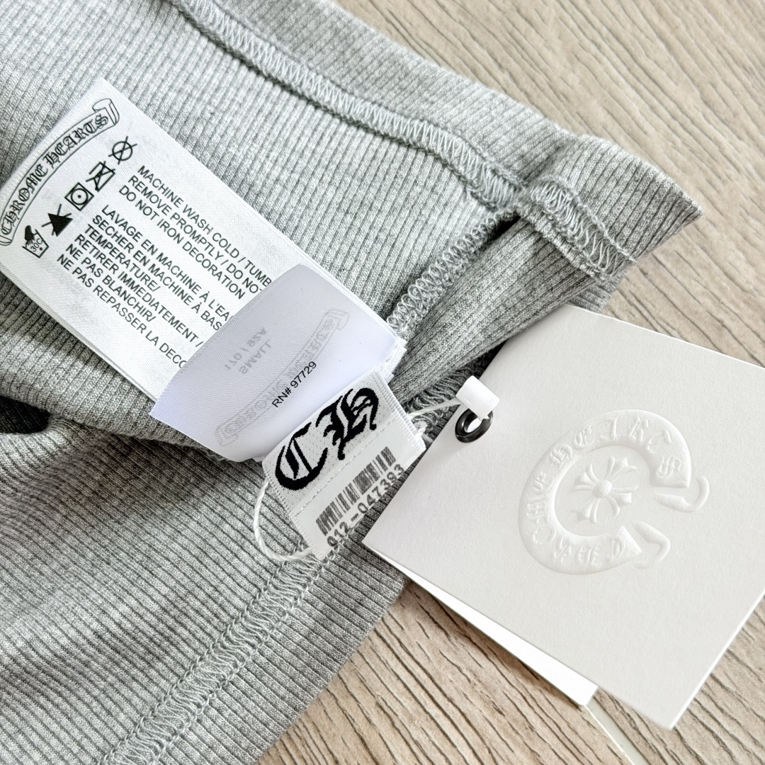 Chrome Hearts CH 克罗心 华夫格 刺绣 修身 吊带 背心 女款 