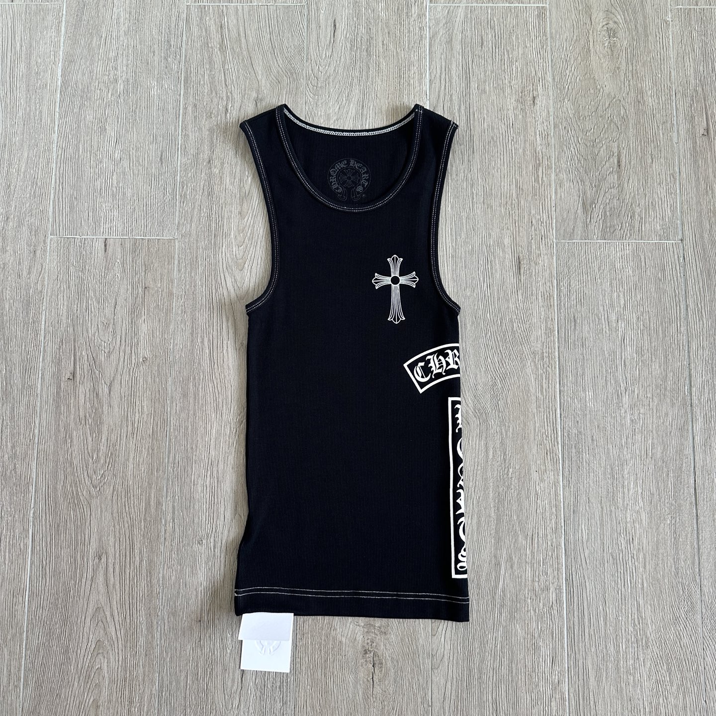 Chrome Hearts CH 克罗心  后背大十字架 白线边 黑色 女款