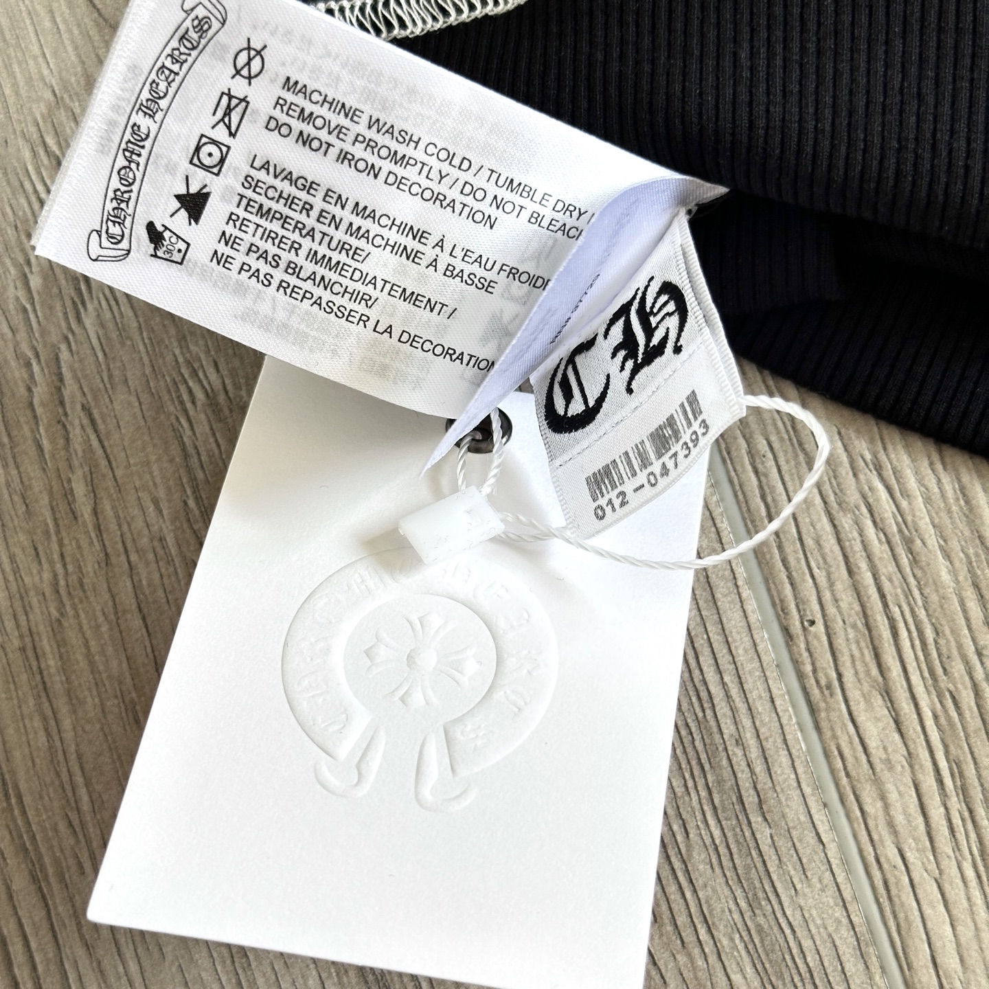 Chrome Hearts CH 克罗心  后背大十字架 白线边 黑色 女款