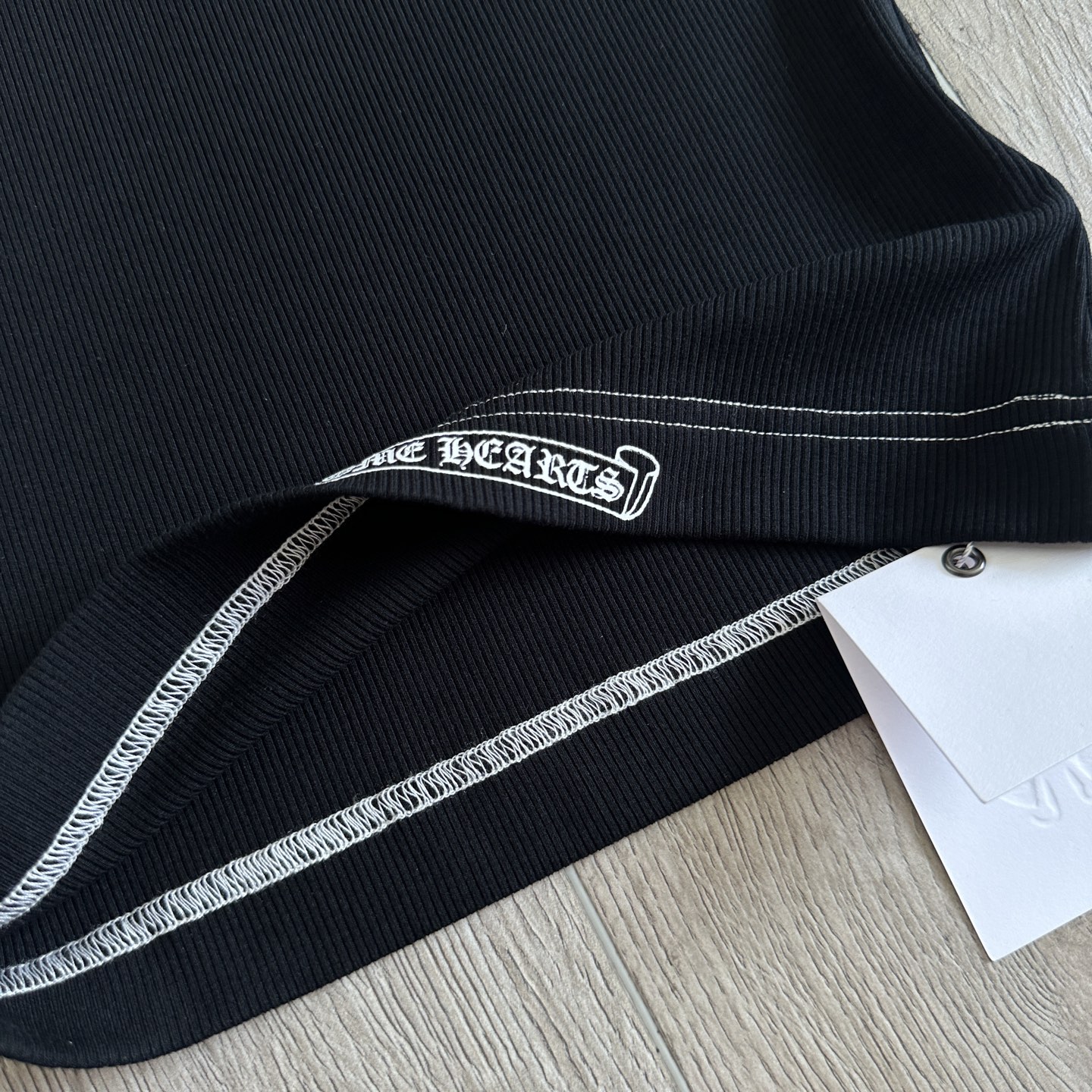 Chrome Hearts CH 克罗心  后背大十字架 白线边 黑色 女款