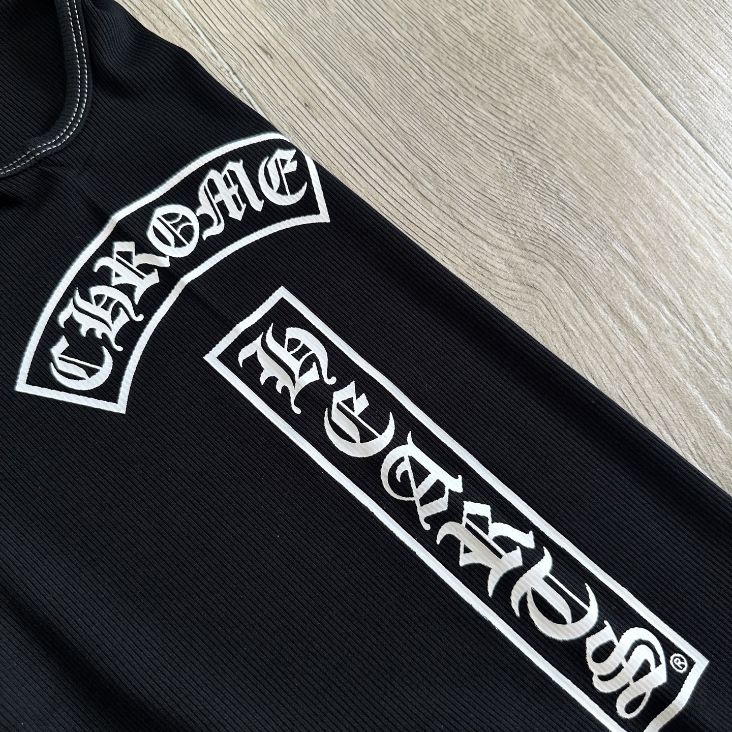 Chrome Hearts CH 克罗心  后背大十字架 白线边 黑色 女款