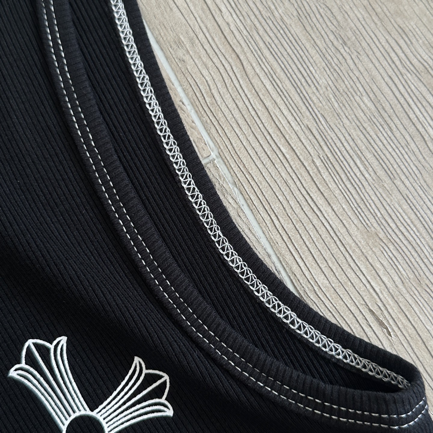 Chrome Hearts CH 克罗心  后背大十字架 白线边 黑色 女款