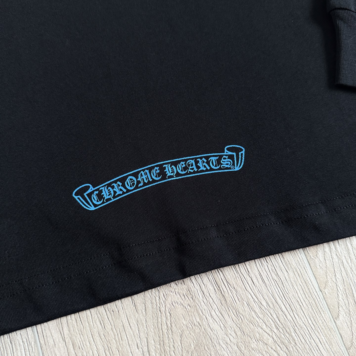 Chrome Hearts 克罗心 CH  长袖 T恤  蓝色 后三十字架