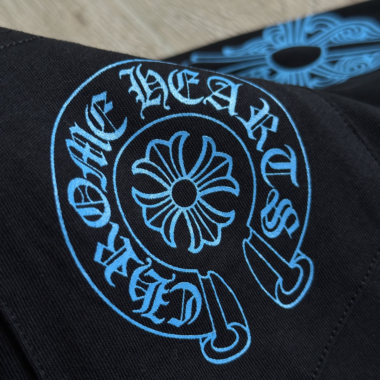 Chrome Hearts 克罗心 CH  长袖 T恤  蓝色 后三十字架