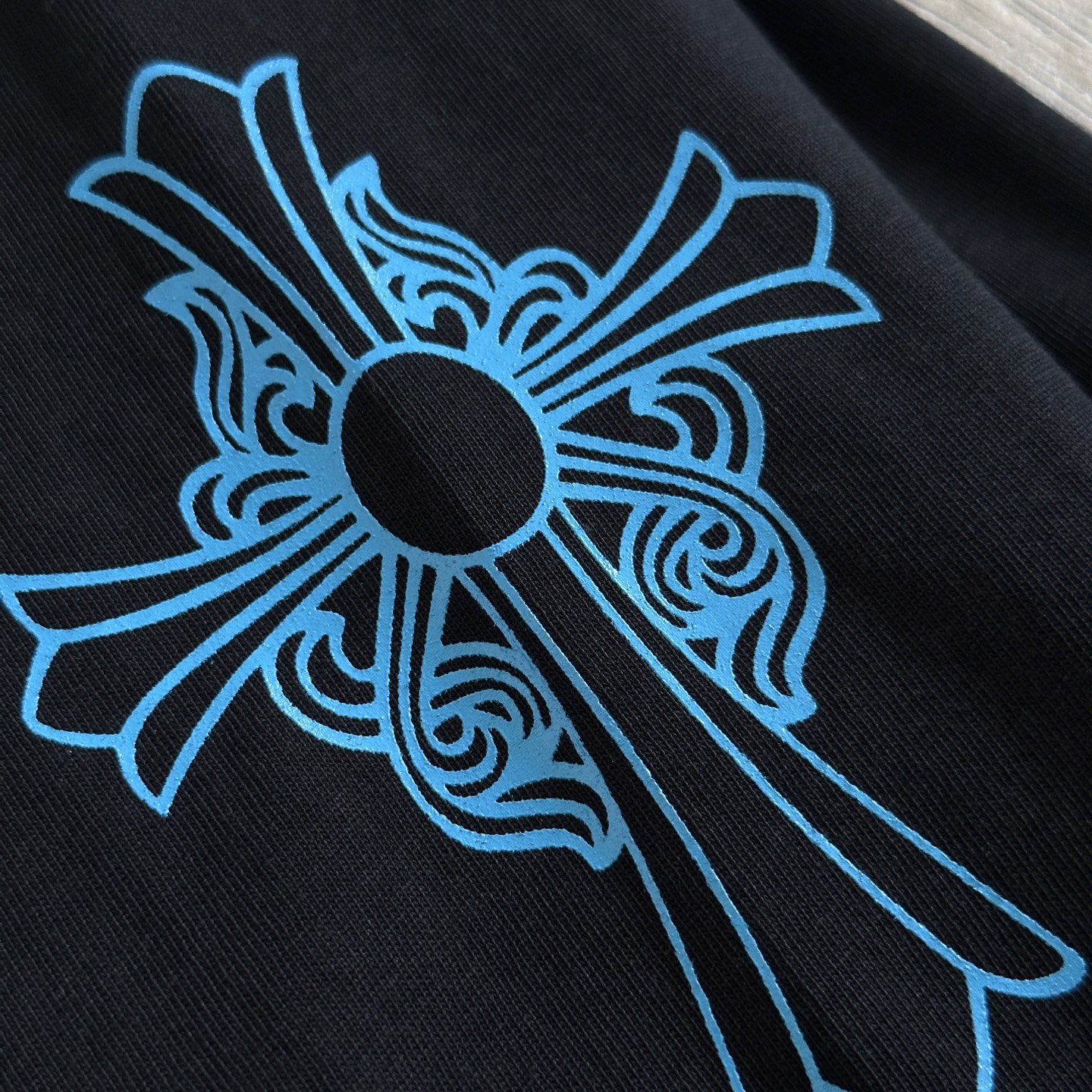 Chrome Hearts 克罗心 CH  长袖 T恤  蓝色 后三十字架