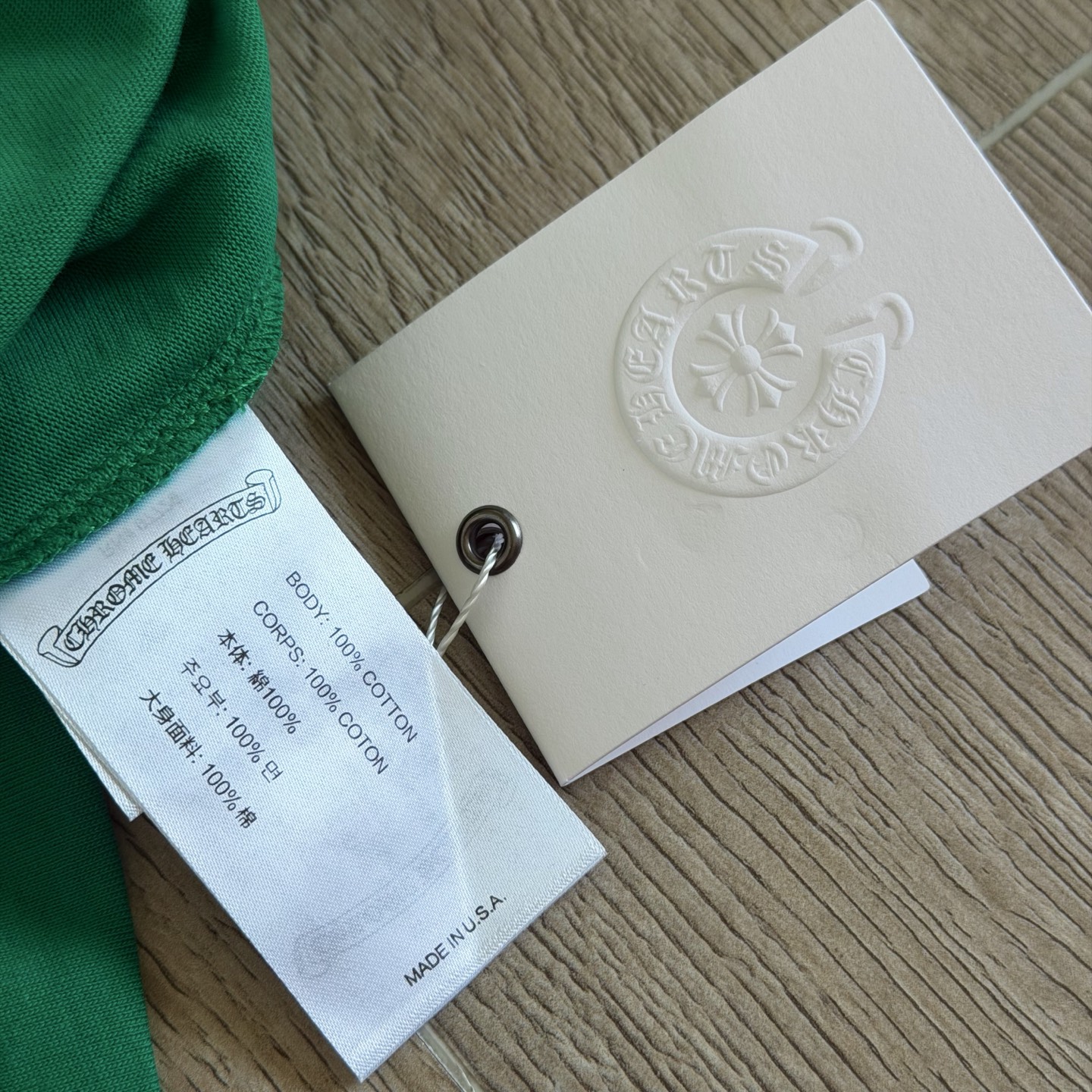 Chrome Hearts 克罗心 CH  长袖 T恤  橙色三元素 后背 橙色大马蹄  绿色
