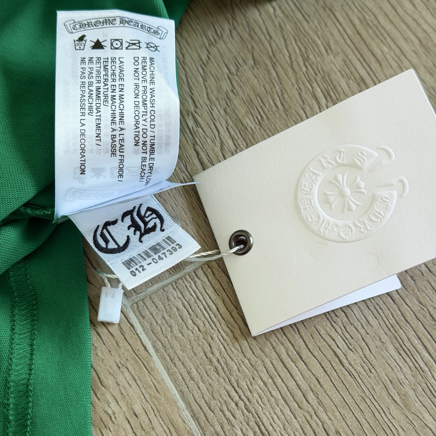 Chrome Hearts 克罗心 CH  长袖 T恤  橙色三元素 后背 橙色大马蹄  绿色