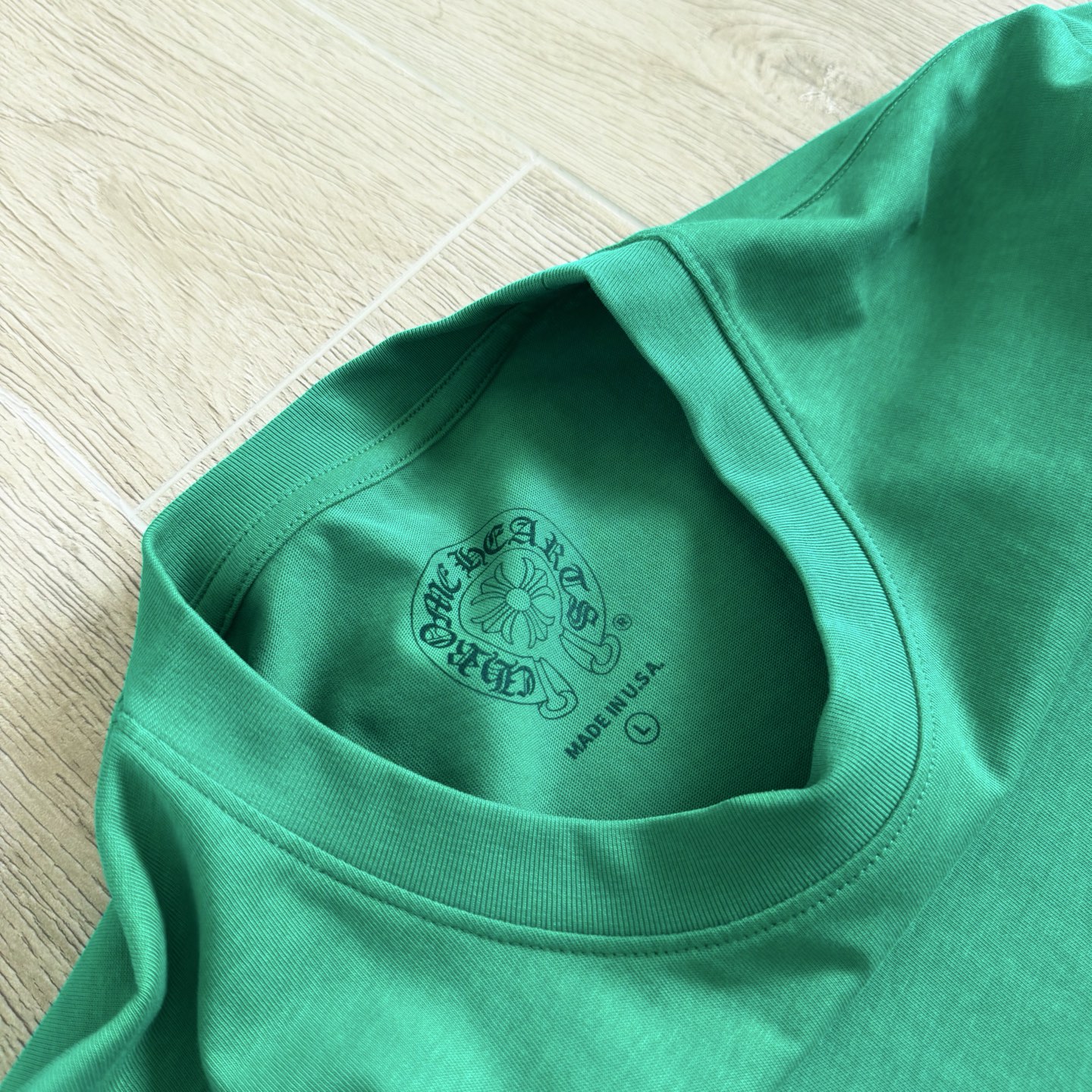 Chrome Hearts 克罗心 CH  长袖 T恤  橙色三元素 后背 橙色大马蹄  绿色