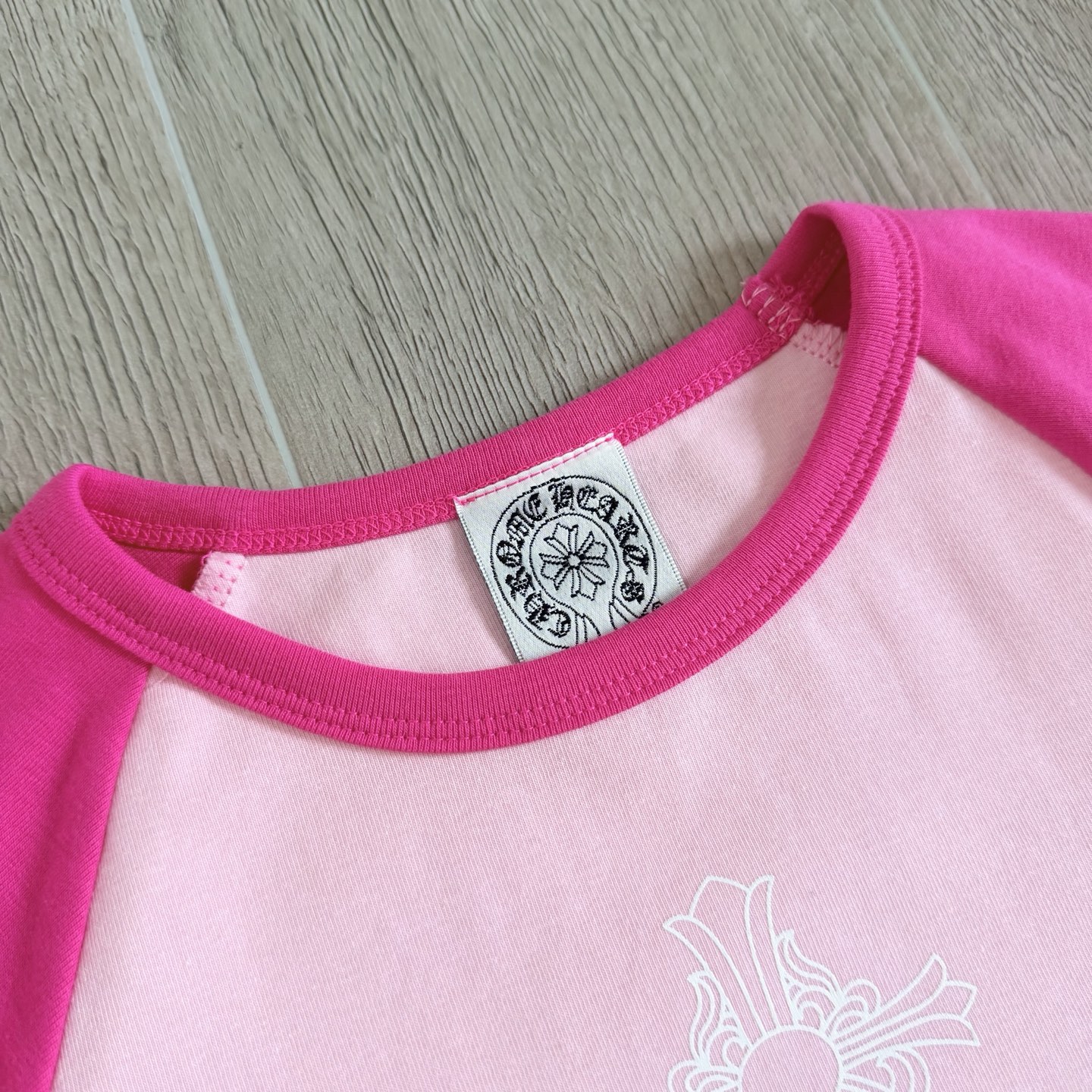Chrome Hearts CH 克罗心 短款十字架  T恤 女款  粉色