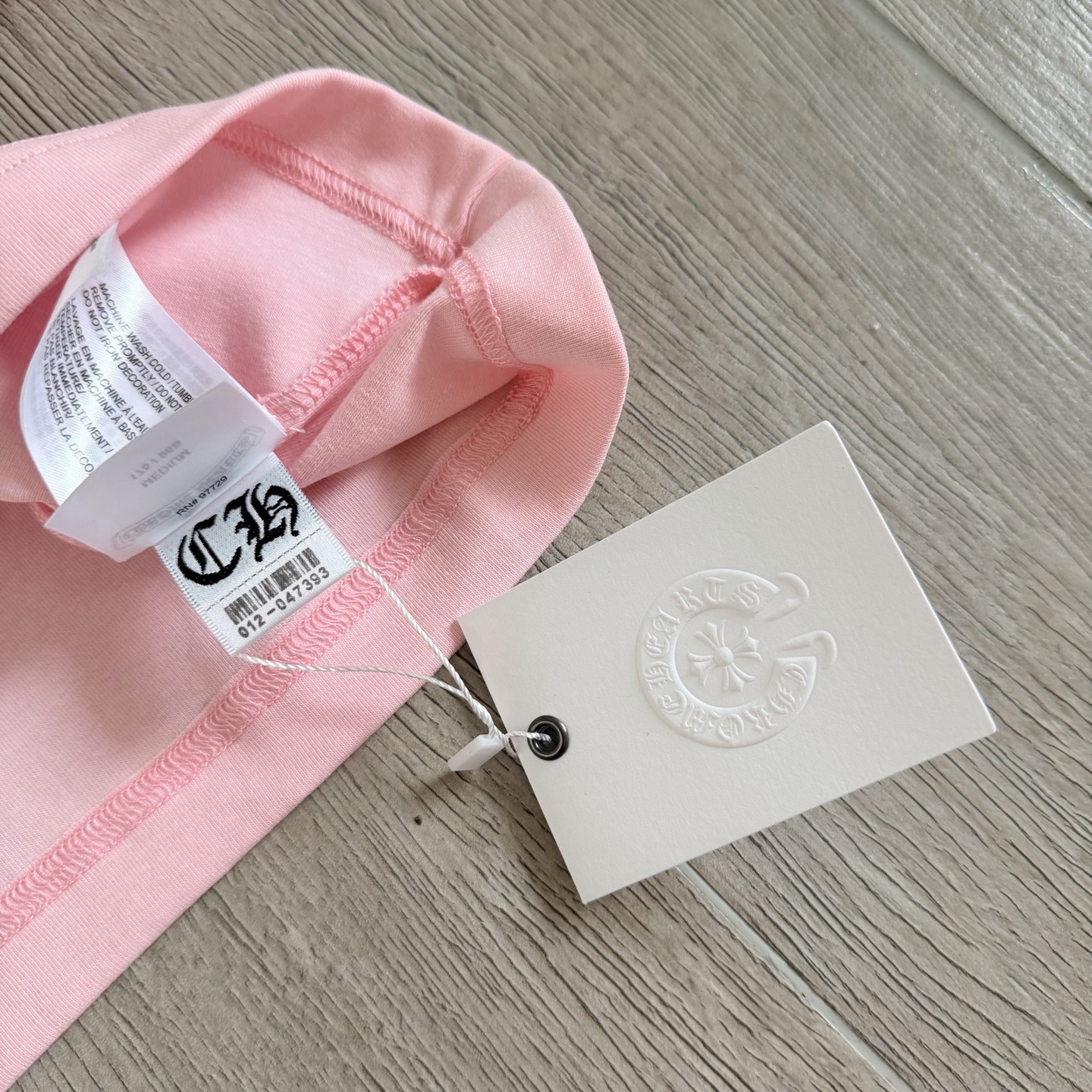 Chrome Hearts CH 克罗心 短款十字架  T恤 女款  粉色