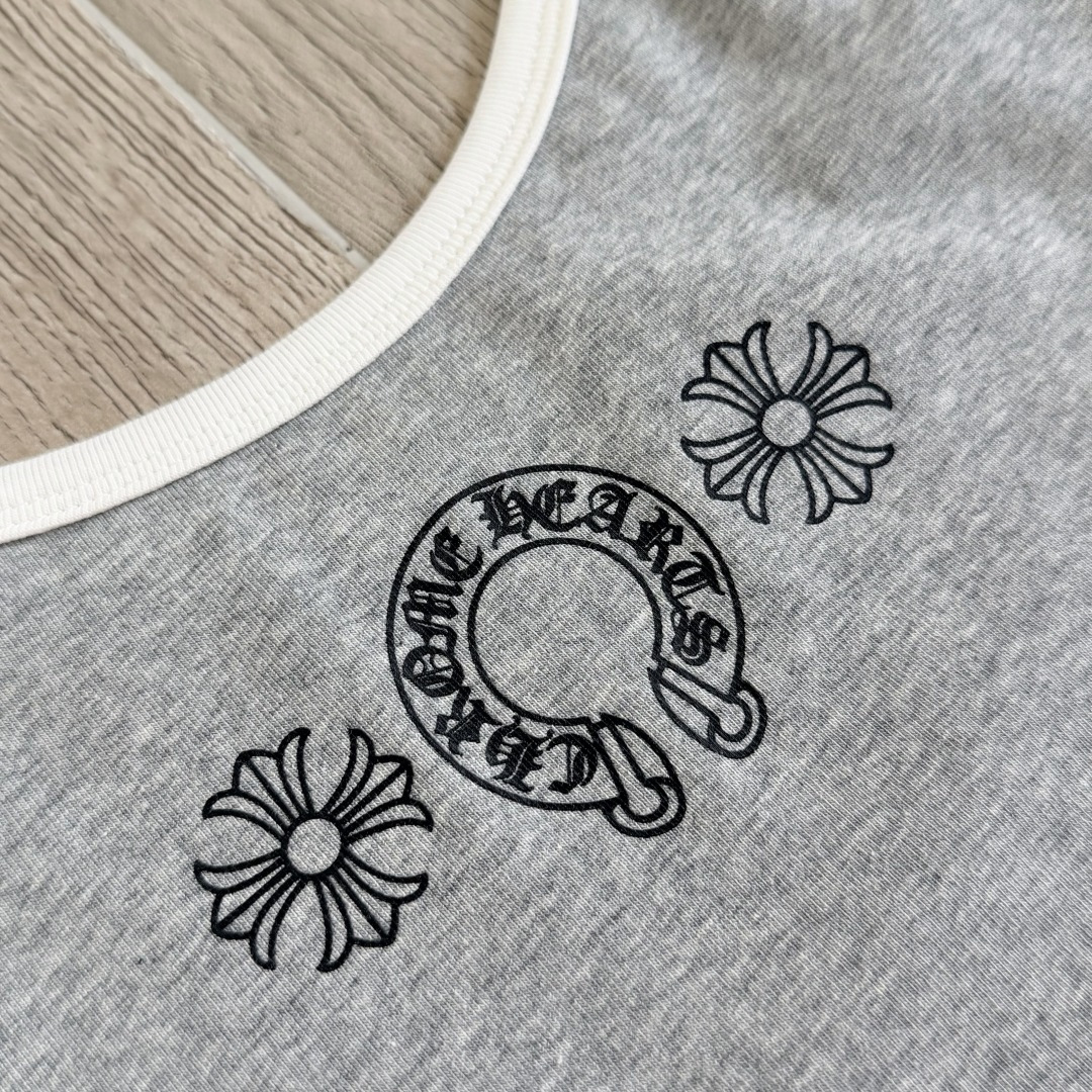 Chrome Hearts CH 女款 复古 横幅十字架 马蹄 弹性 吊带裙 女款