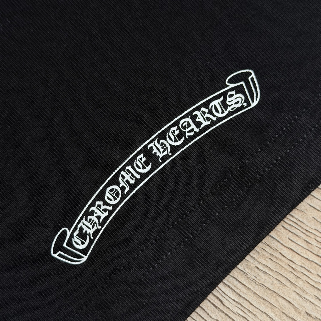 Chrome Hearts CH 女款 复古 横幅十字架 马蹄 弹性 吊带背心 短款