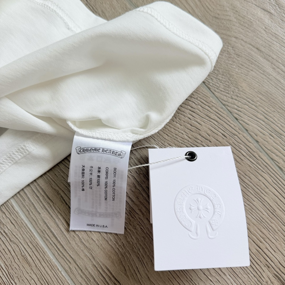 Chrome Hearts 克罗心 CH  长袖 T恤  荧光绿 马蹄 十字花 